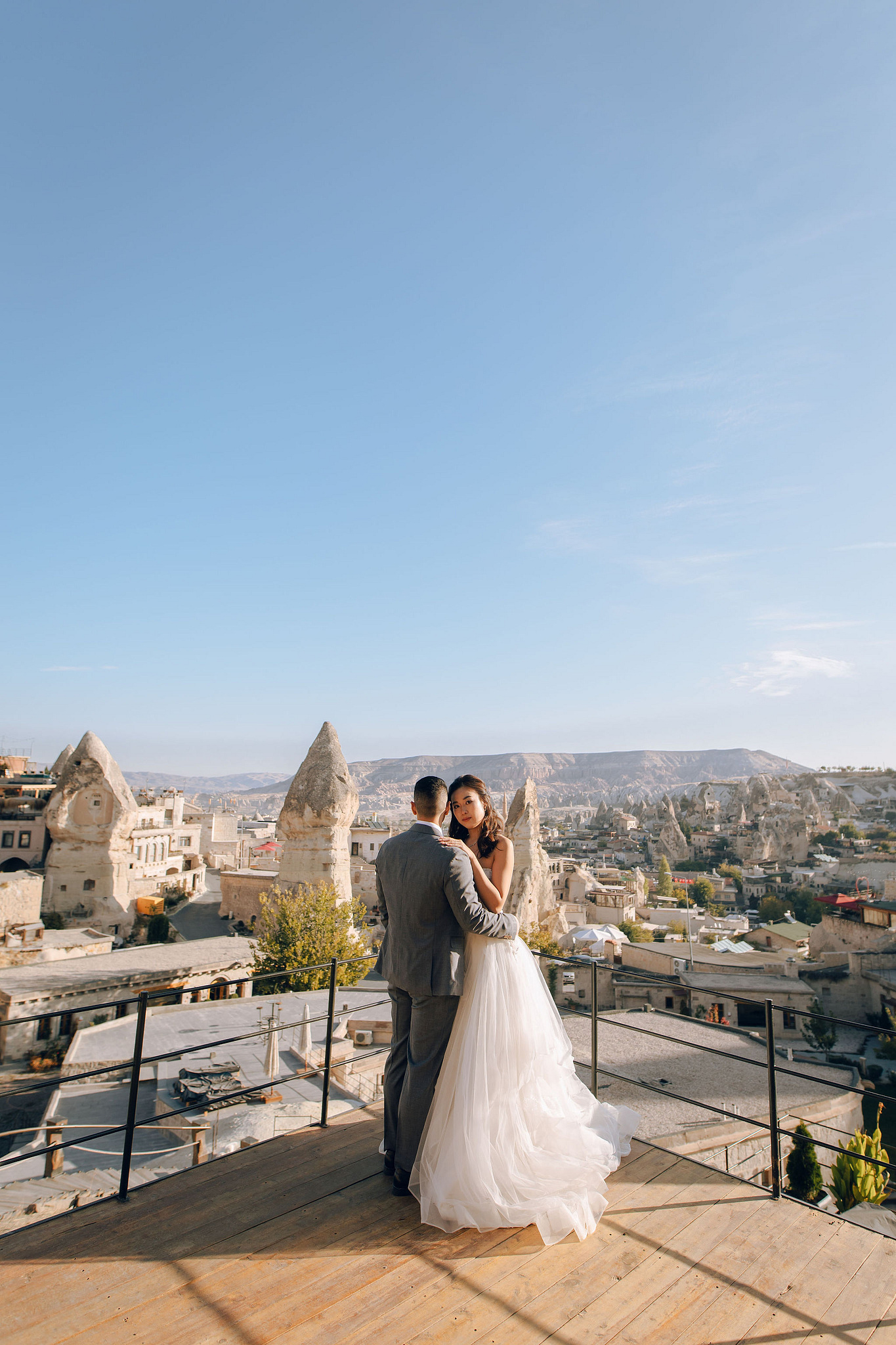 Cappadocia Pre-Wedding Photoshoot | Love Valley, Canyon, Lunar Cappadocian Hotel & Lake Tuz at Lunar Hotel pre-wedding photo