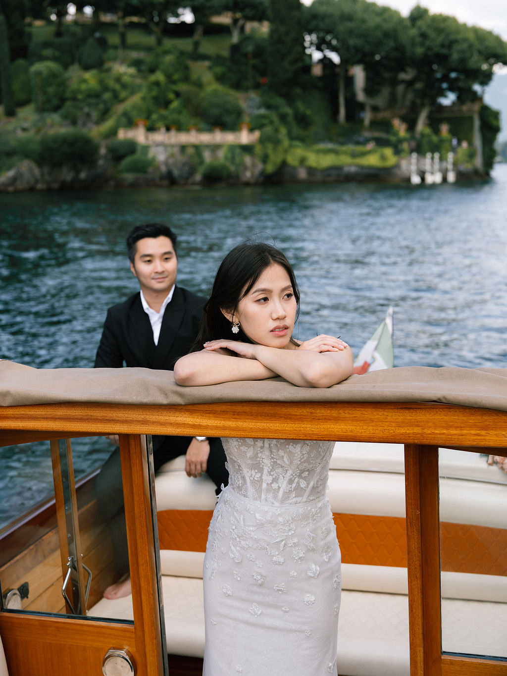 Lake Como Pre-Wedding Photoshoot | Bellagio, Lake Como & Villa Melzi Gardens at Lake Como pre-wedding photo