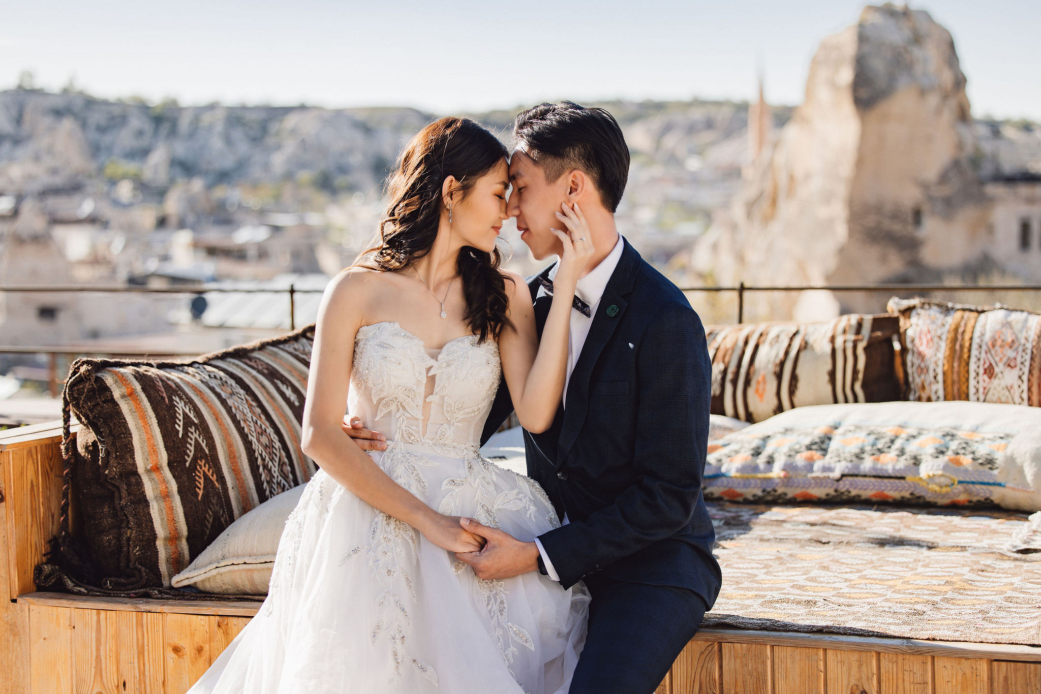 Cappadocia Pre-Wedding Photoshoot | Love Valley, Rooftop Terrace, Horse Ranch & Canyon at Valley & Rooftop Hotel   pre-wedding photo
