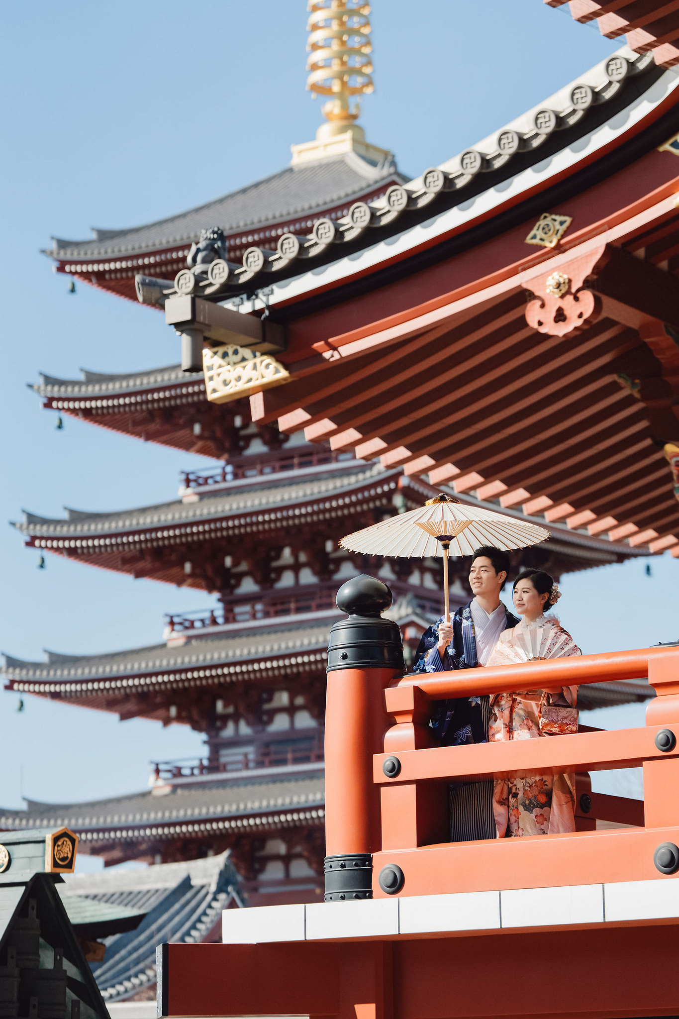 Tokyo Pre-Wedding Photoshoot | Tokyo Shrine, Tokyo Beach & Shibuya at Tokyo Shrine pre-wedding photo