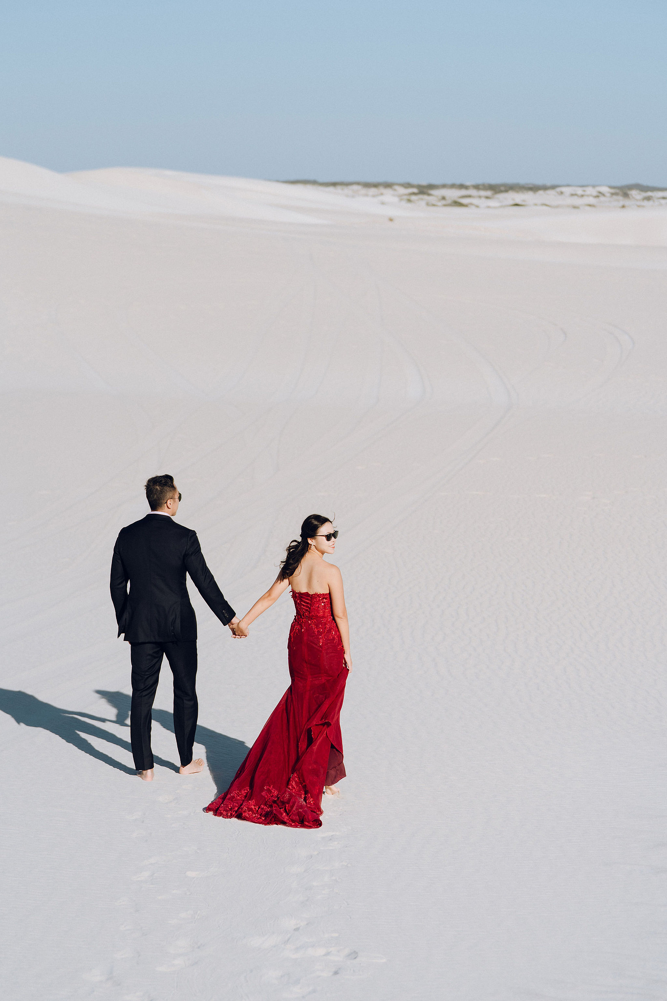 Perth Pre-Wedding Photoshoot | Bell Rapids, Lancelin & Trigg Beach at Lancelin pre-wedding photo