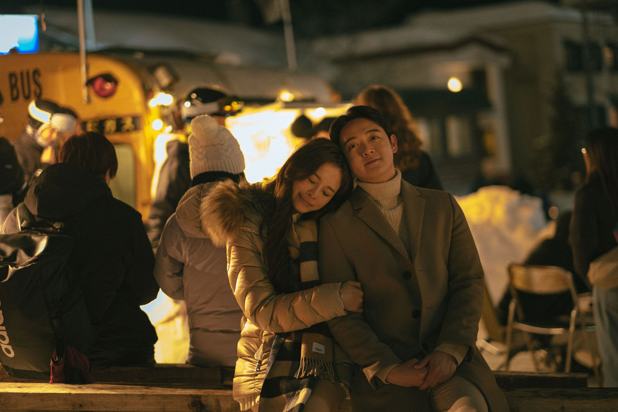 Hokkaido Pre-Wedding Photoshoot | Birch Forest, Rusutsu Resort & Hirafu Village at Hirafu Village pre-wedding photo
