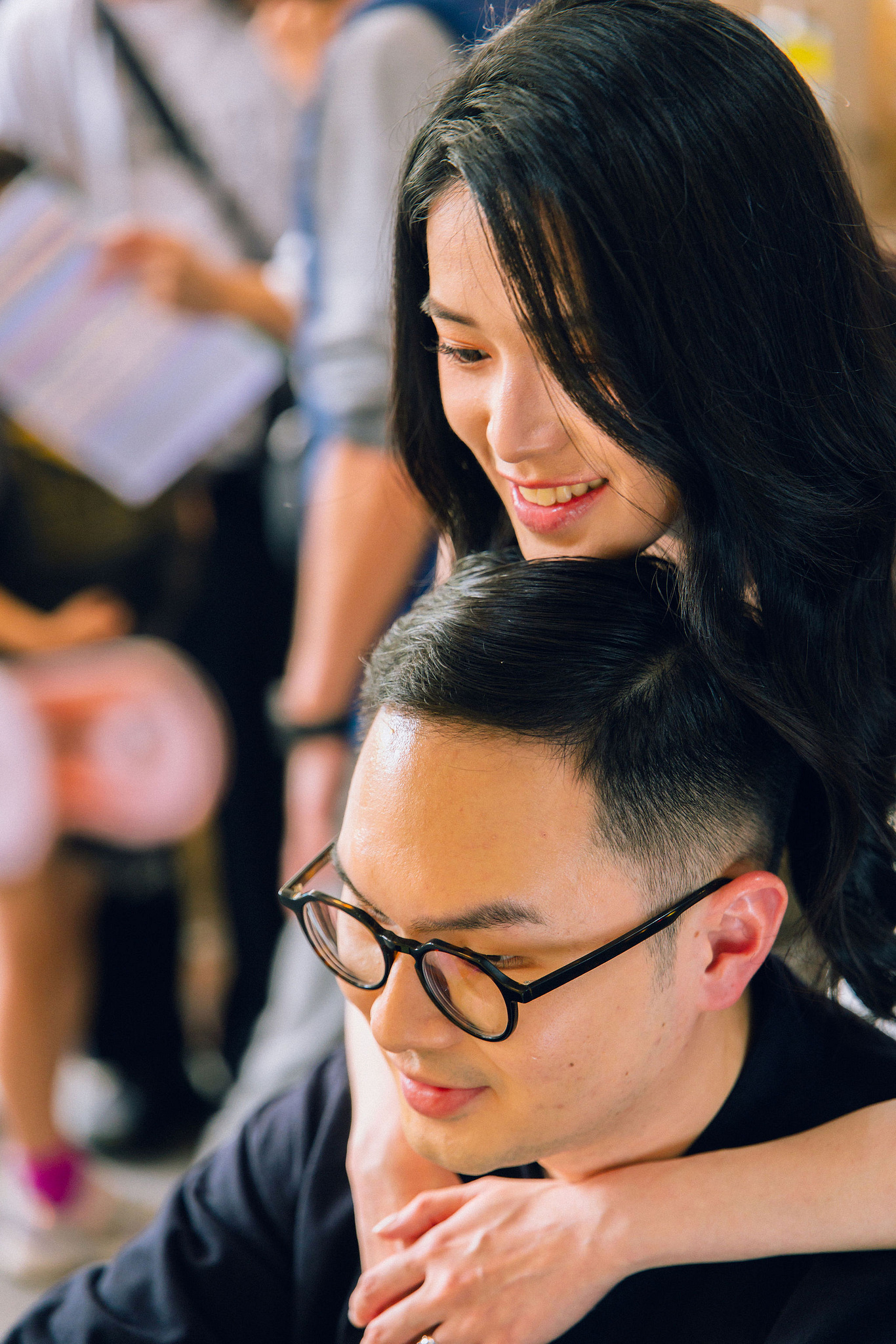 Taiwan Pre-Wedding Photoshoot | Dadaocheng, Shifen & Jiufen at Shifen pre-wedding photo