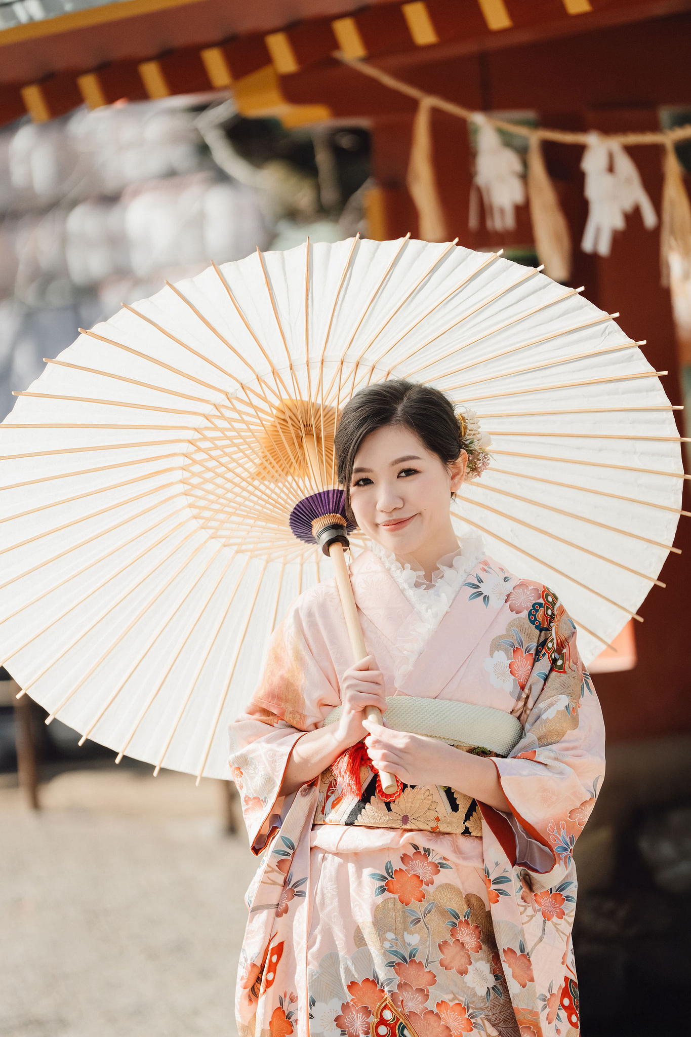 Tokyo Pre-Wedding Photoshoot | Tokyo Shrine, Tokyo Beach & Shibuya at Tokyo Shrine pre-wedding photo
