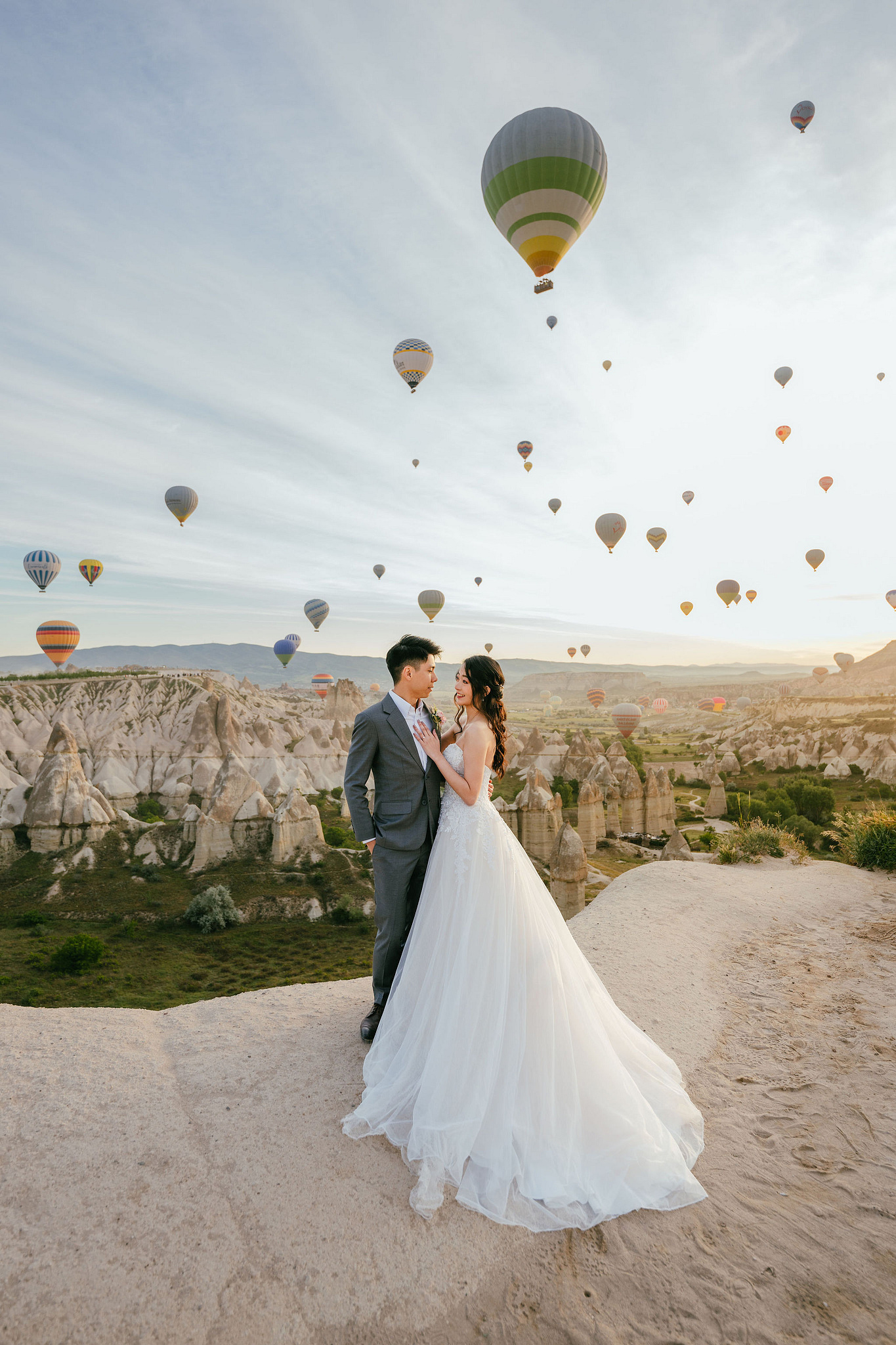Cappadocia Pre-Wedding Photoshoot | Love Valley, Horse Ranch, Slot Canyons & Pigeon Valley at Love Valley pre-wedding photo