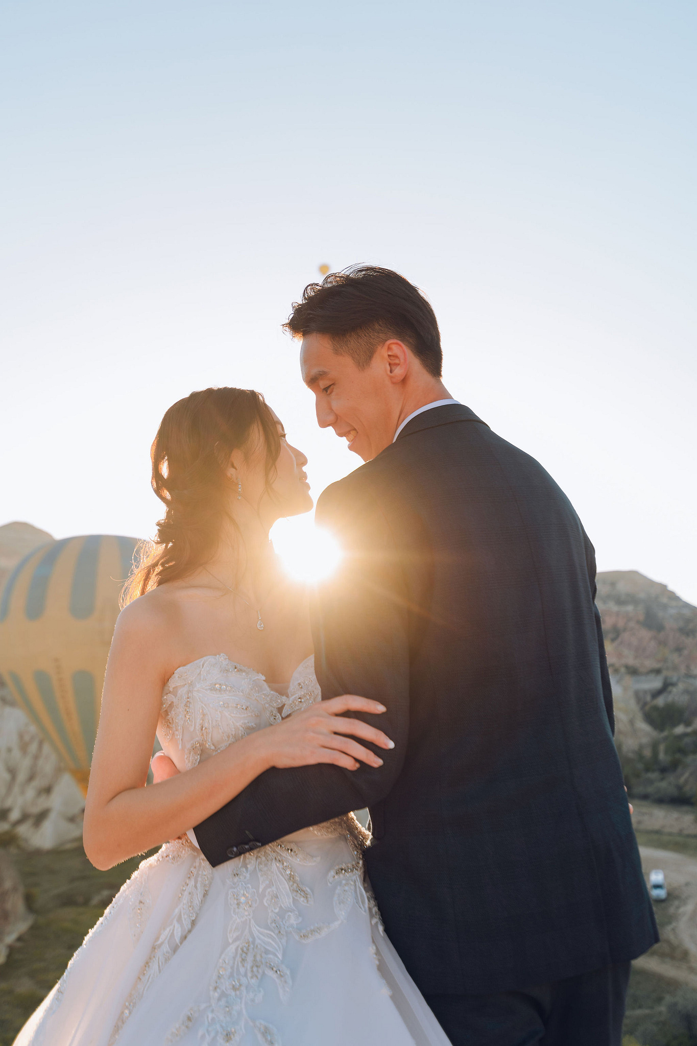 Cappadocia Pre-Wedding Photoshoot | Love Valley, Rooftop Terrace, Horse Ranch & Canyon at Valley pre-wedding photo