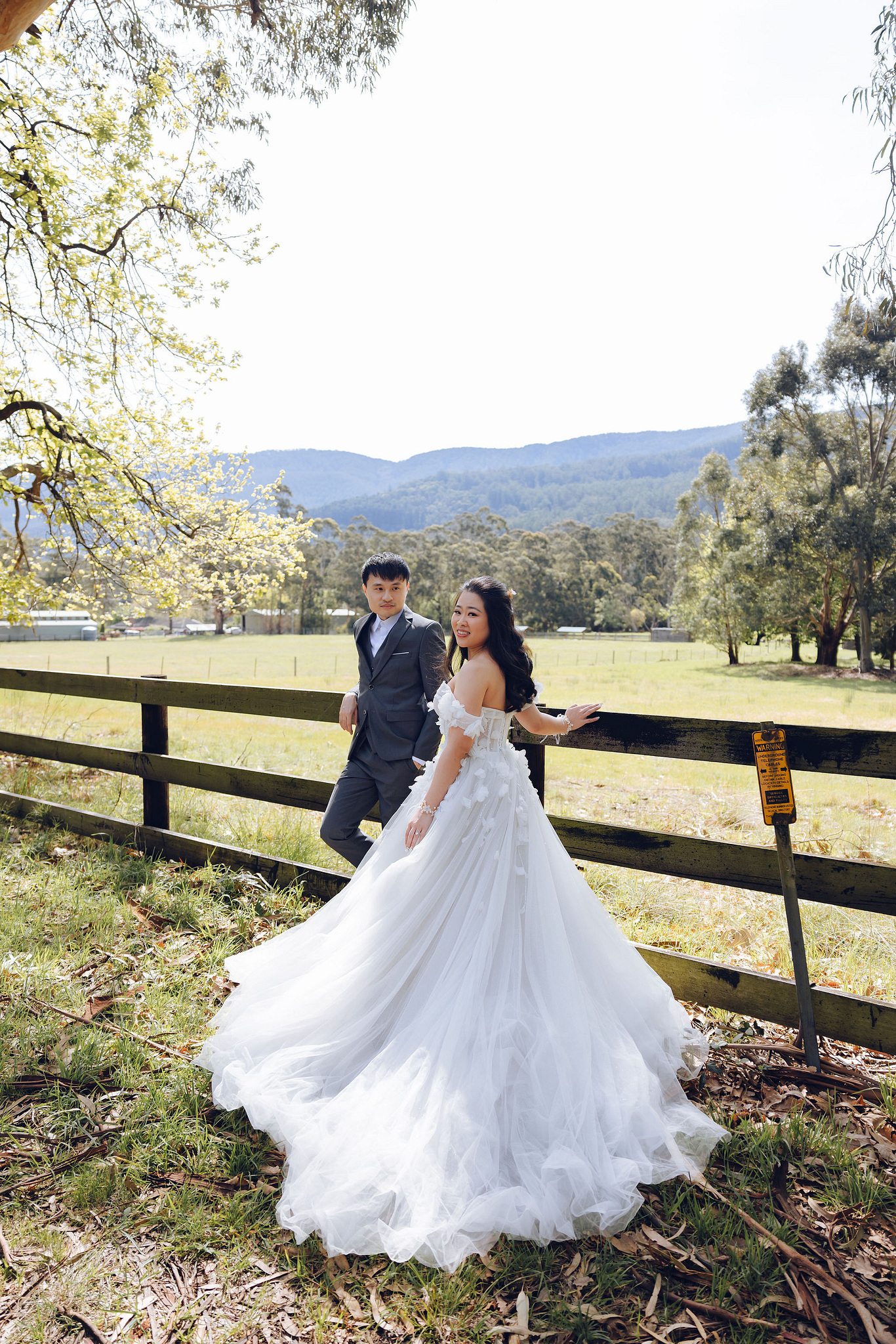 Melbourne Pre-Wedding Photoshoot | Redwood Forest, The Farm & Half Moon Bay at The Farm pre-wedding photo