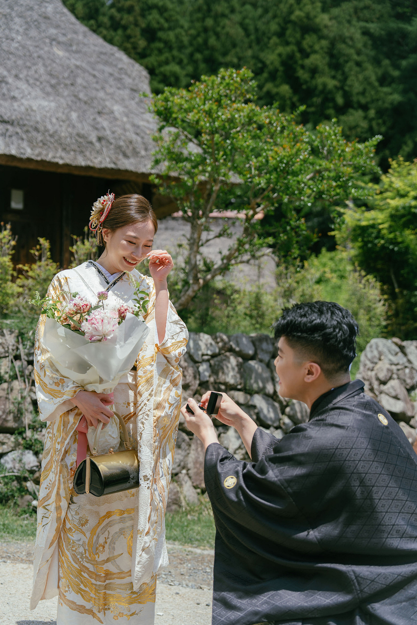 Mt. Fuji Pre-Wedding Photoshoot | Mt. Fuji Village, Oishi Park & Mt. Fuji Park at Mt. Fuji Village pre-wedding photo