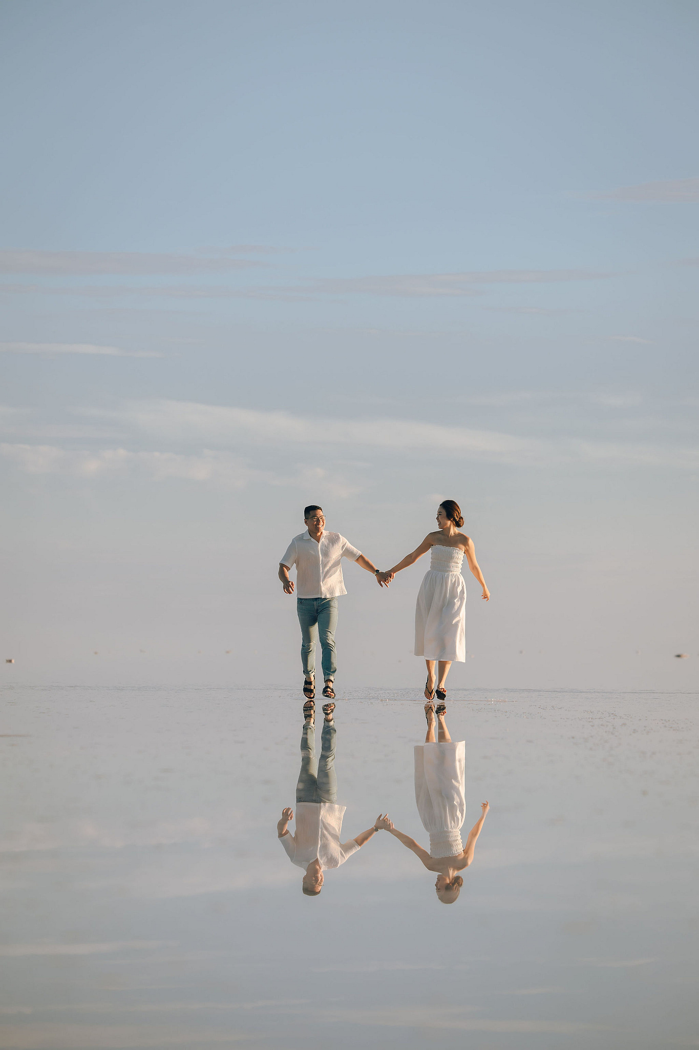 Cappadocia Pre-Wedding Photoshoot | Love Valley, Canyon, Lunar Cappadocian Hotel & Lake Tuz at Salt Lake pre-wedding photo