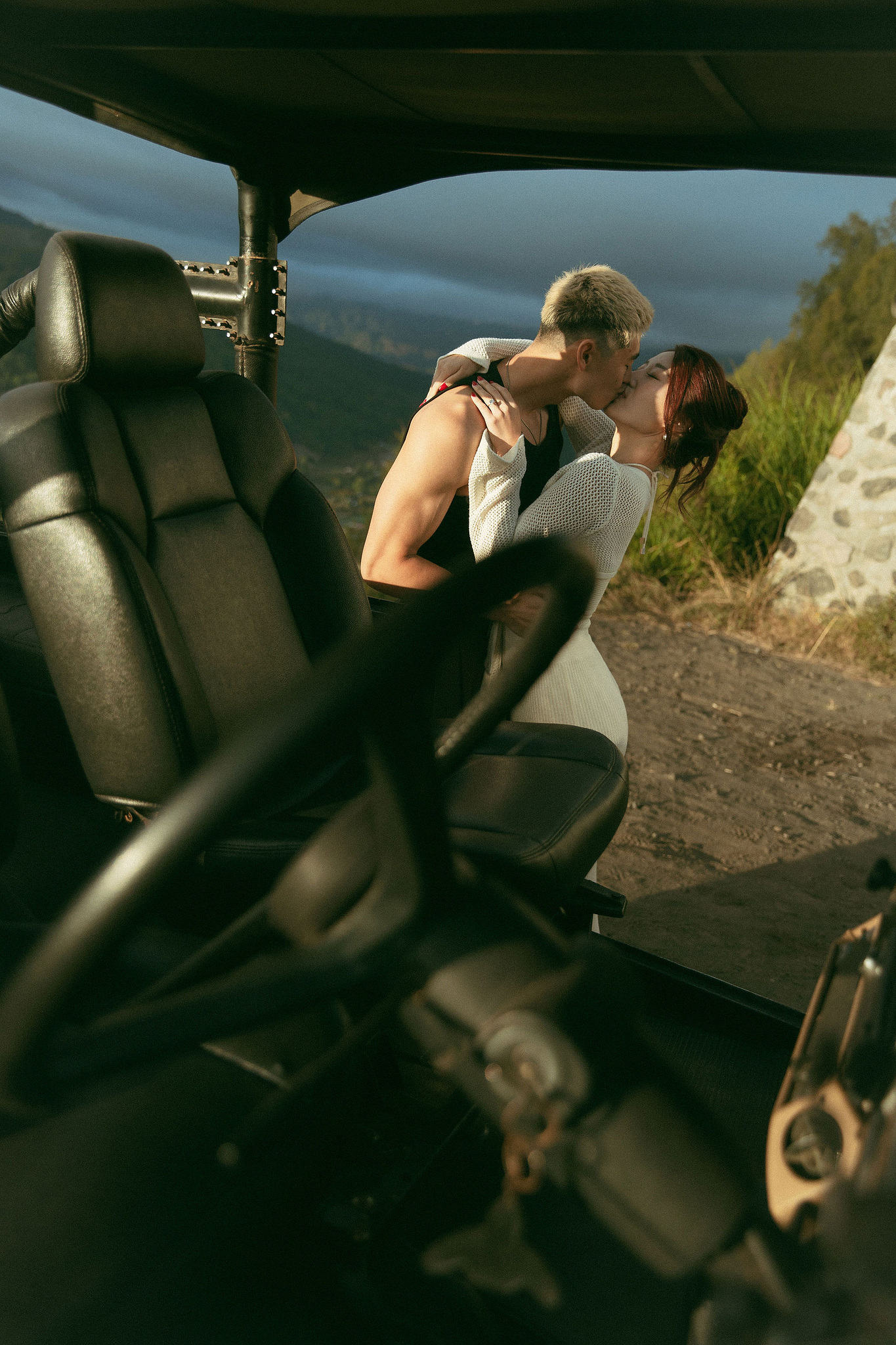 Bali Pre-Wedding Photoshoot | Mt. Batur Pinggan Village, Gelato Diner & Black Sand Beach at Mt. Batur - Pinggan Village   pre-wedding photo
