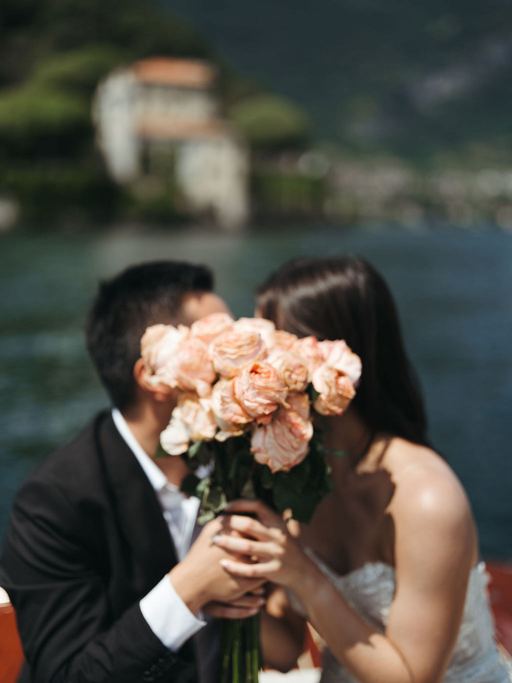 Lake Como Pre-Wedding Photoshoot | Bellagio, Lake Como & Villa Melzi Gardens at Lake Como pre-wedding photo