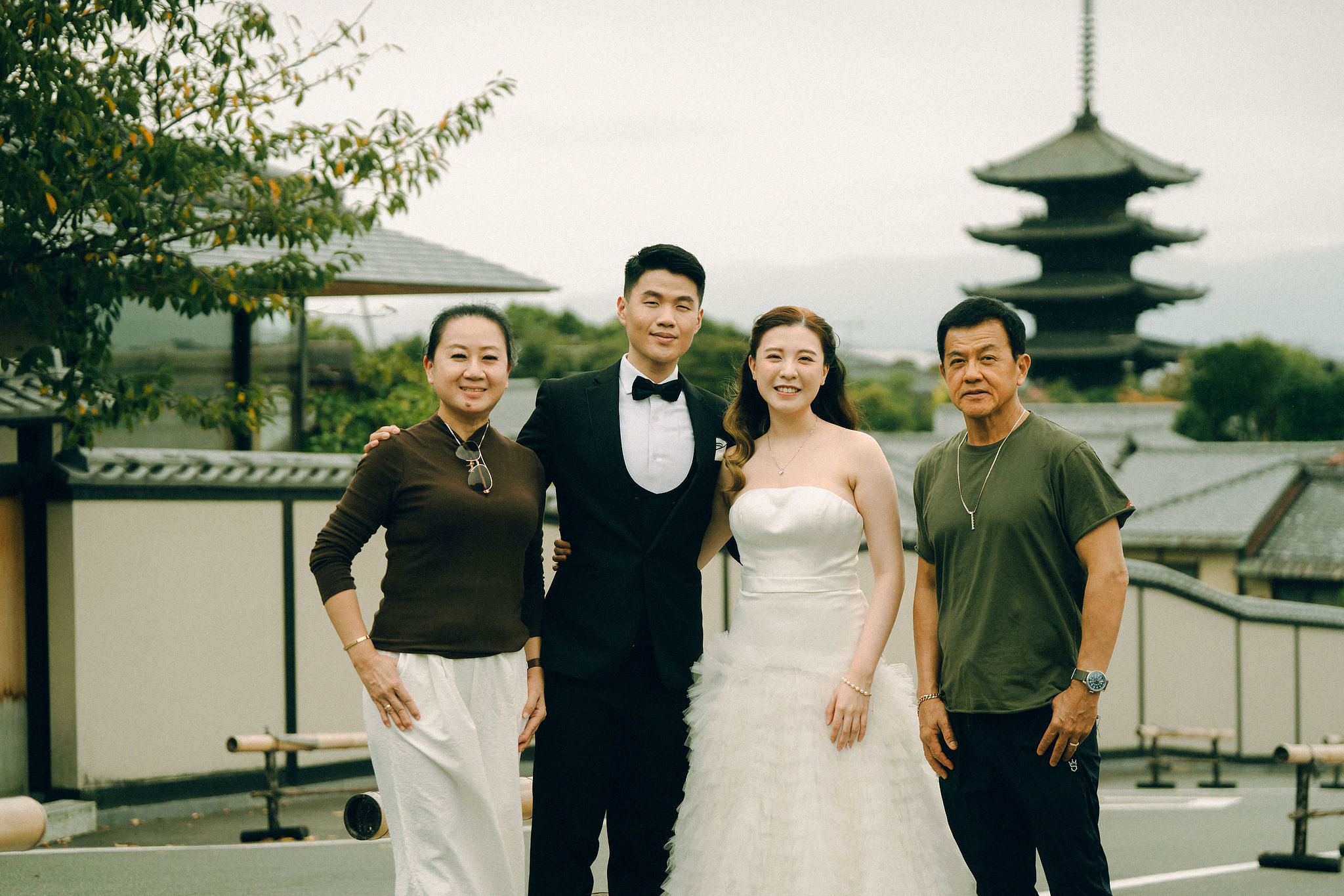 Kyoto Pre-Wedding Photoshoot | Fushimi Inari, Gion & Nara Park at Gion District & Historic Streets pre-wedding photo