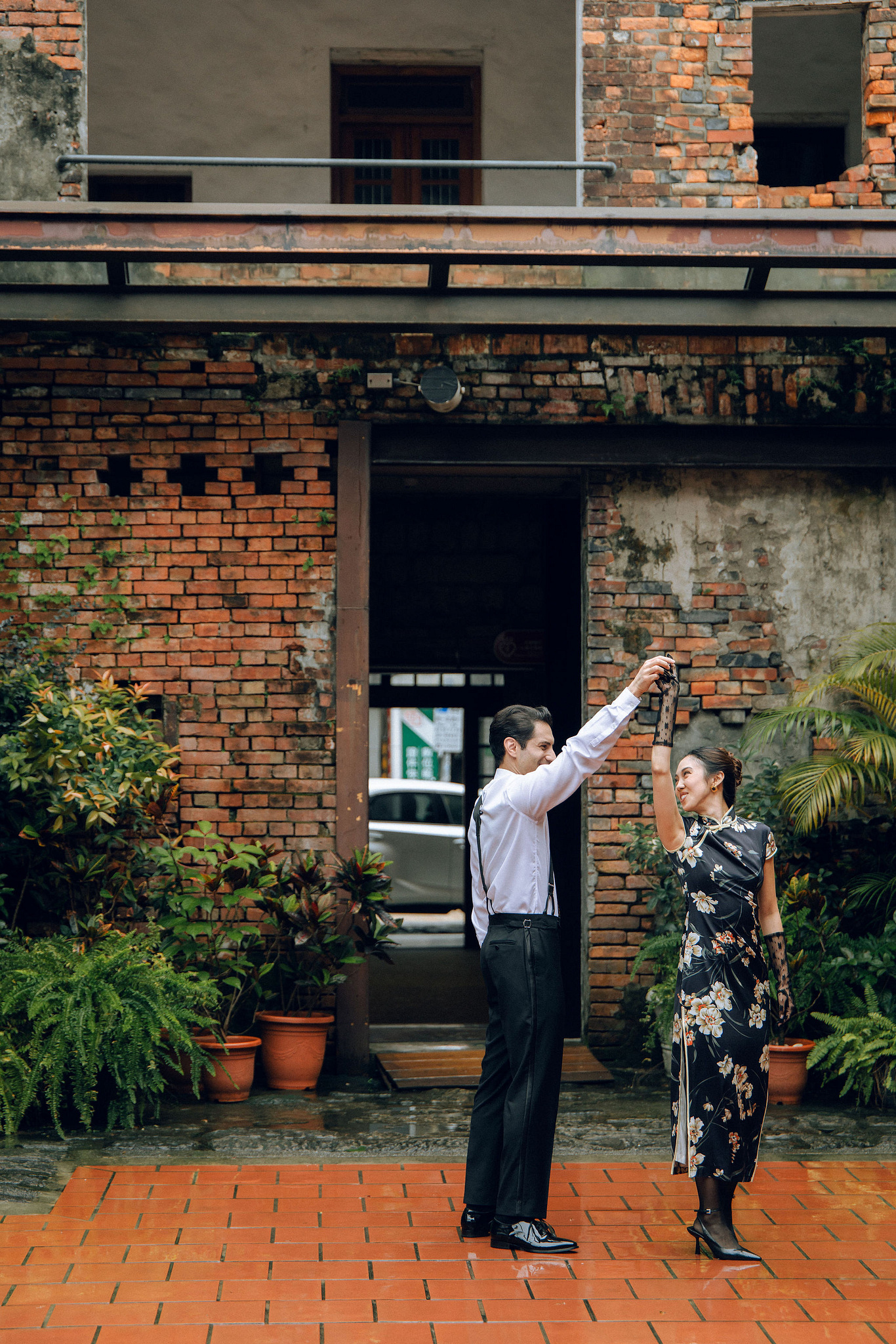 Taiwan Pre-Wedding Photoshoot | Bopiliao Historical Block, Nanya Rocks, Jinguashi & Jiufen at Bopiliao Historical Block pre-wedding photo