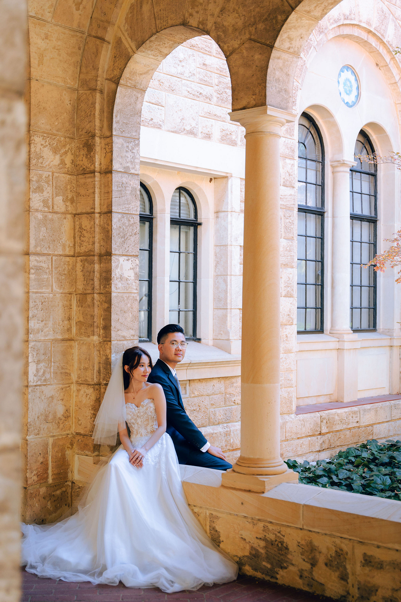 Perth Pre-Wedding Photoshoot | Lancelin, State Buildings & UWA at University of Western Australia pre-wedding photo