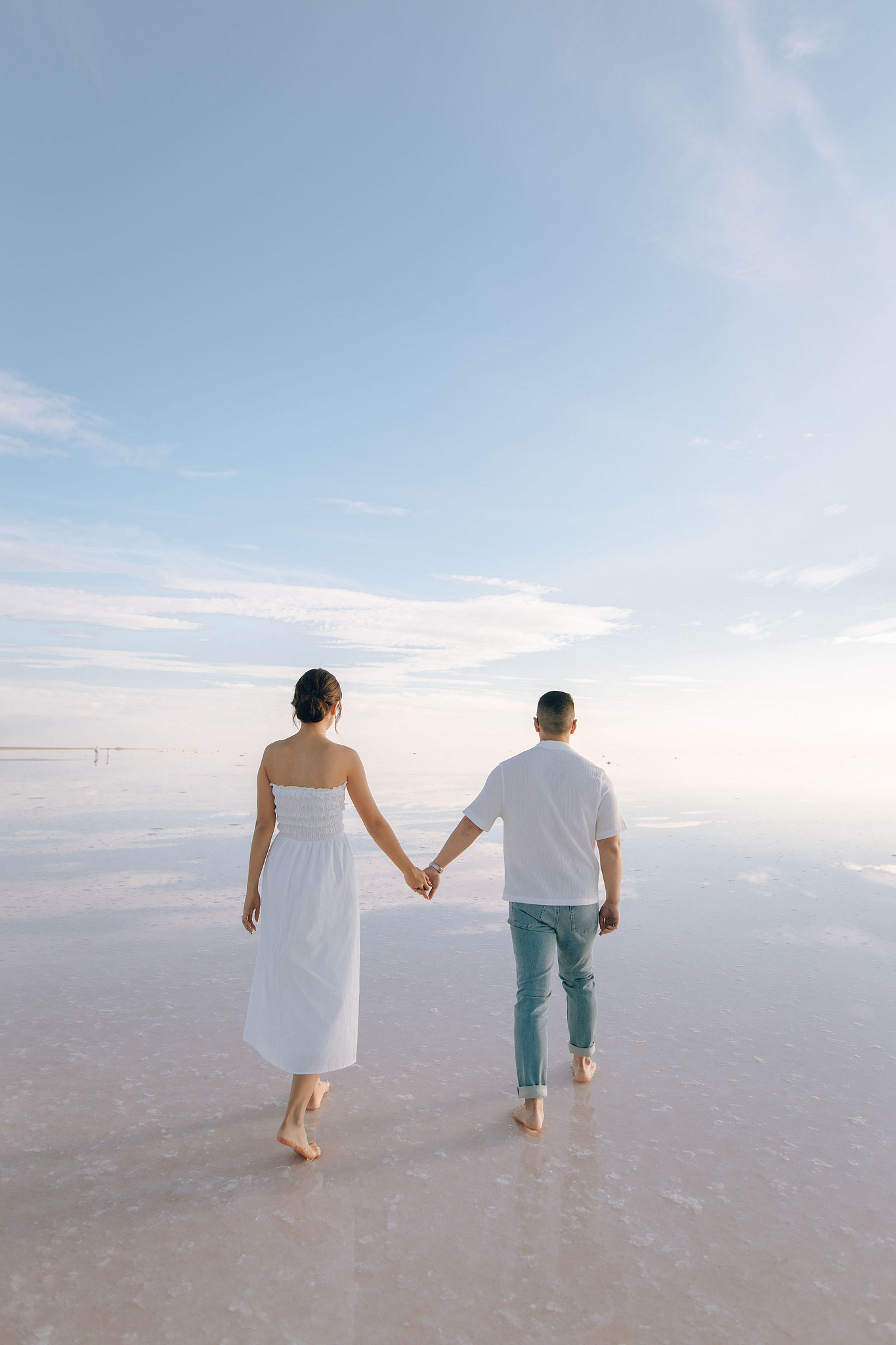 Cappadocia Pre-Wedding Photoshoot | Love Valley, Canyon, Lunar Cappadocian Hotel & Lake Tuz at Salt Lake pre-wedding photo