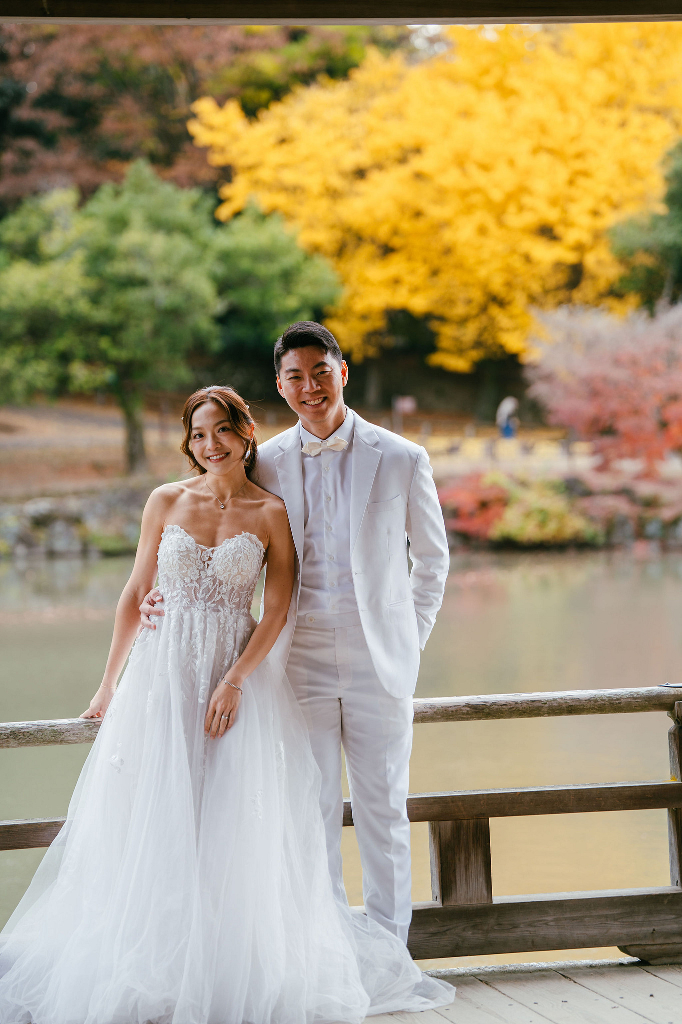 Kyoto Pre-Wedding Photoshoot | Ninenzaka, Nara Deer Park & Mt. Wakakusa at Nara Deer Park pre-wedding photo