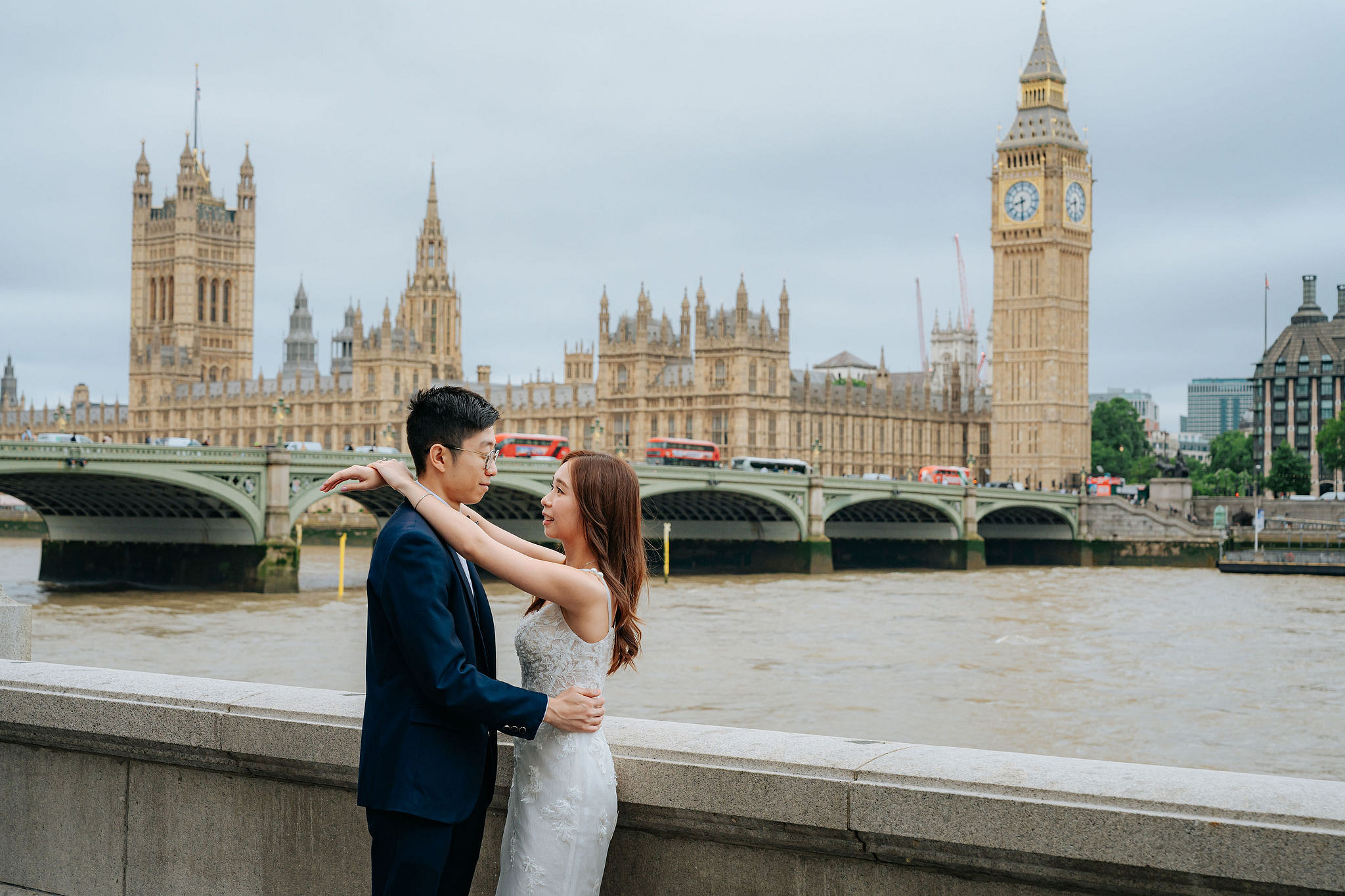 London Pre-Wedding Photoshoot | Westminster, Big Ben & the London Eye at Westminster pre-wedding photo