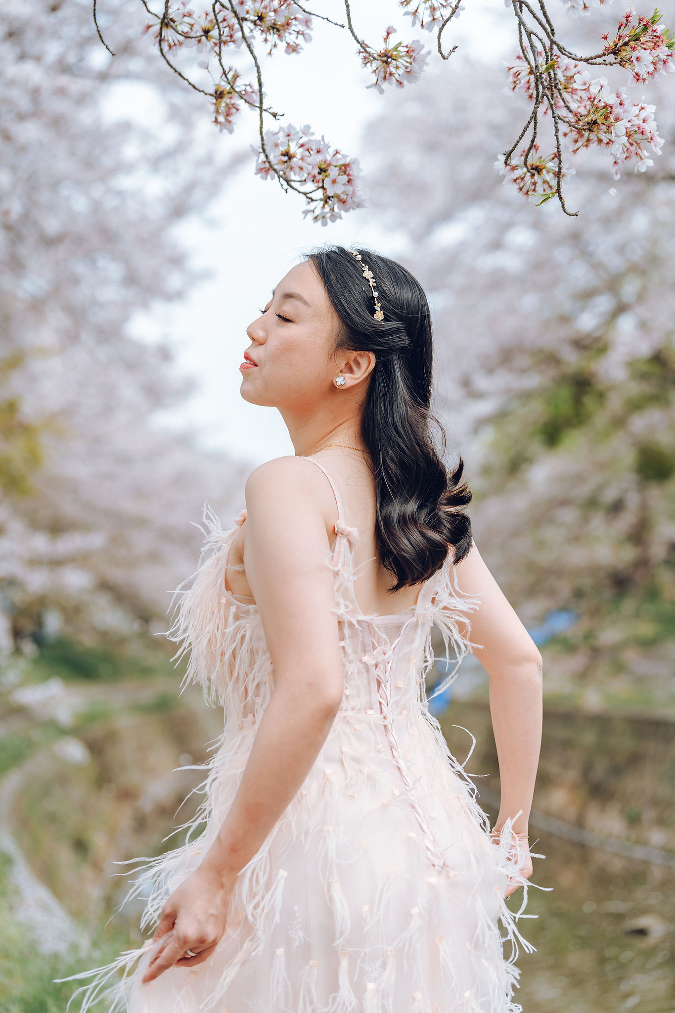 Kyoto Pre-Wedding Photoshoot | Historic Higashiyama Streets, Keage Incline & Nara Park at Keage Incline & Kamo Riverbanks pre-wedding photo