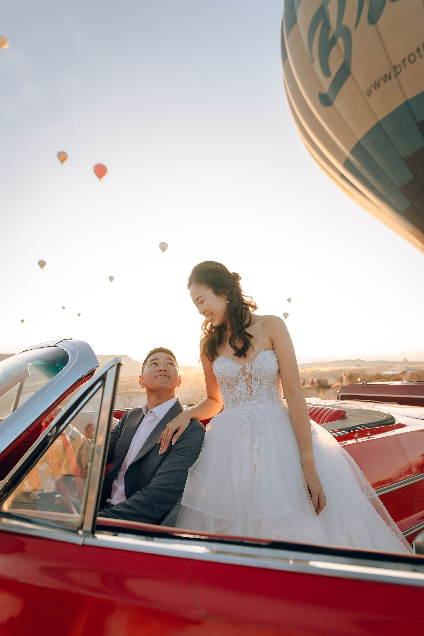 Cappadocia Pre-Wedding Photoshoot | Love Valley, Canyon, Lunar Cappadocian Hotel & Lake Tuz at Valley pre-wedding photo