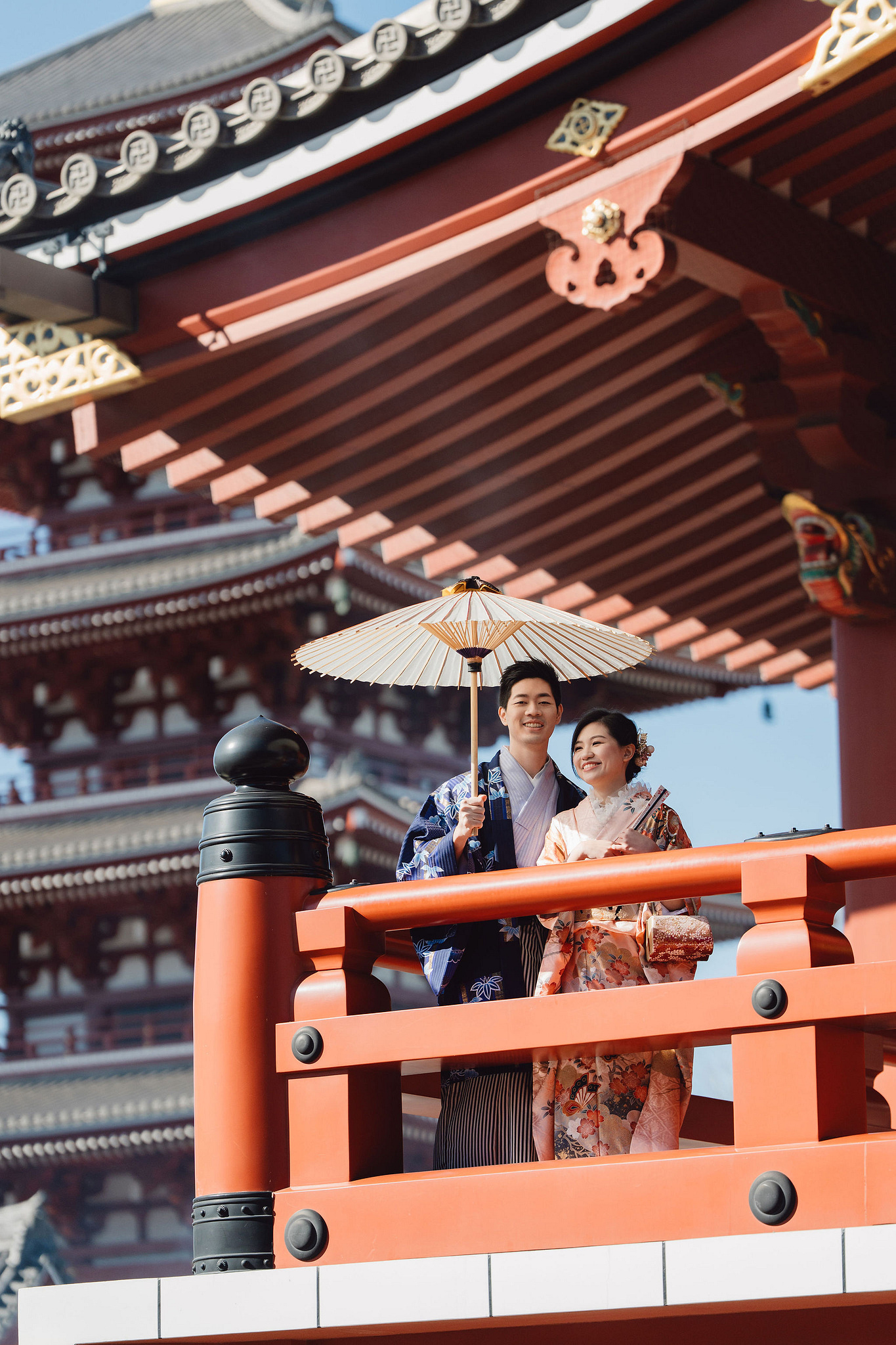 Tokyo Pre-Wedding Photoshoot | Tokyo Shrine, Tokyo Beach & Shibuya at Tokyo Shrine pre-wedding photo