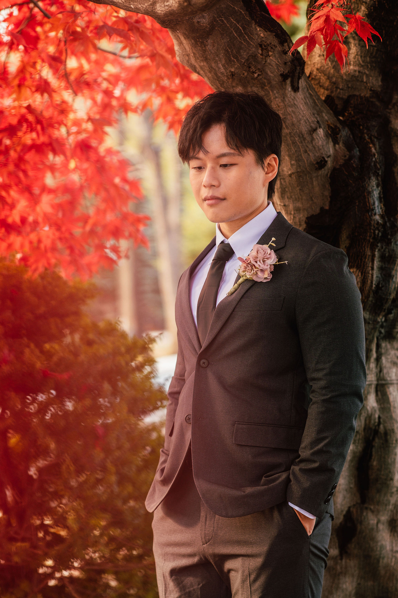 Hokkaido Pre-Wedding Photoshoot | Nakajima Park & Otaru City at Nakajima Park & Otaru City pre-wedding photo