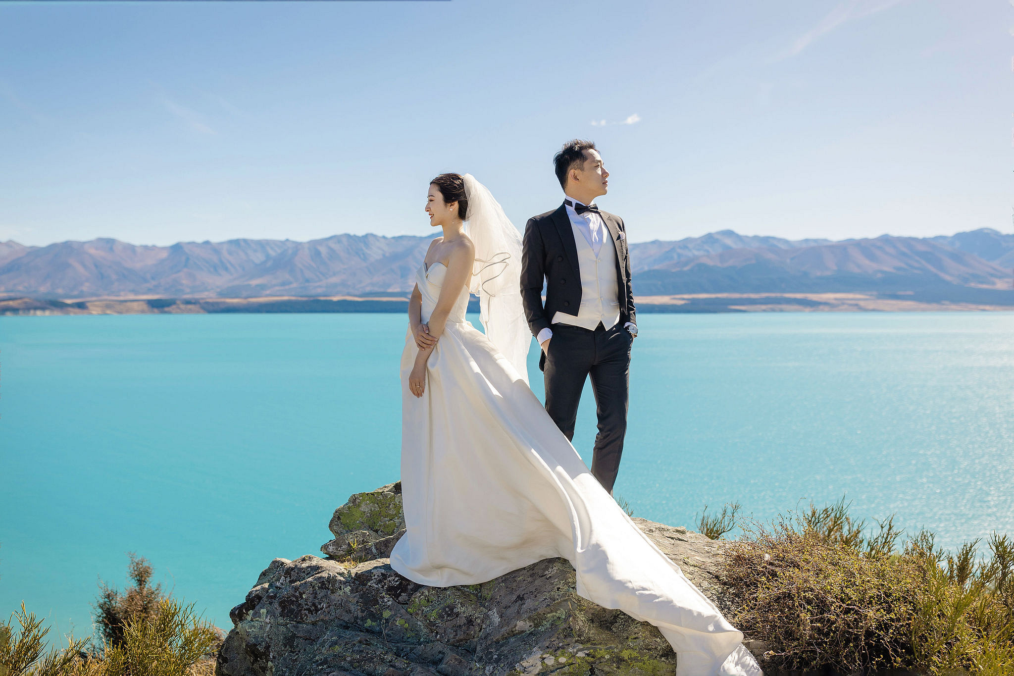 New Zealand Pre-Wedding Photoshoot | South Island at South Island pre-wedding photo