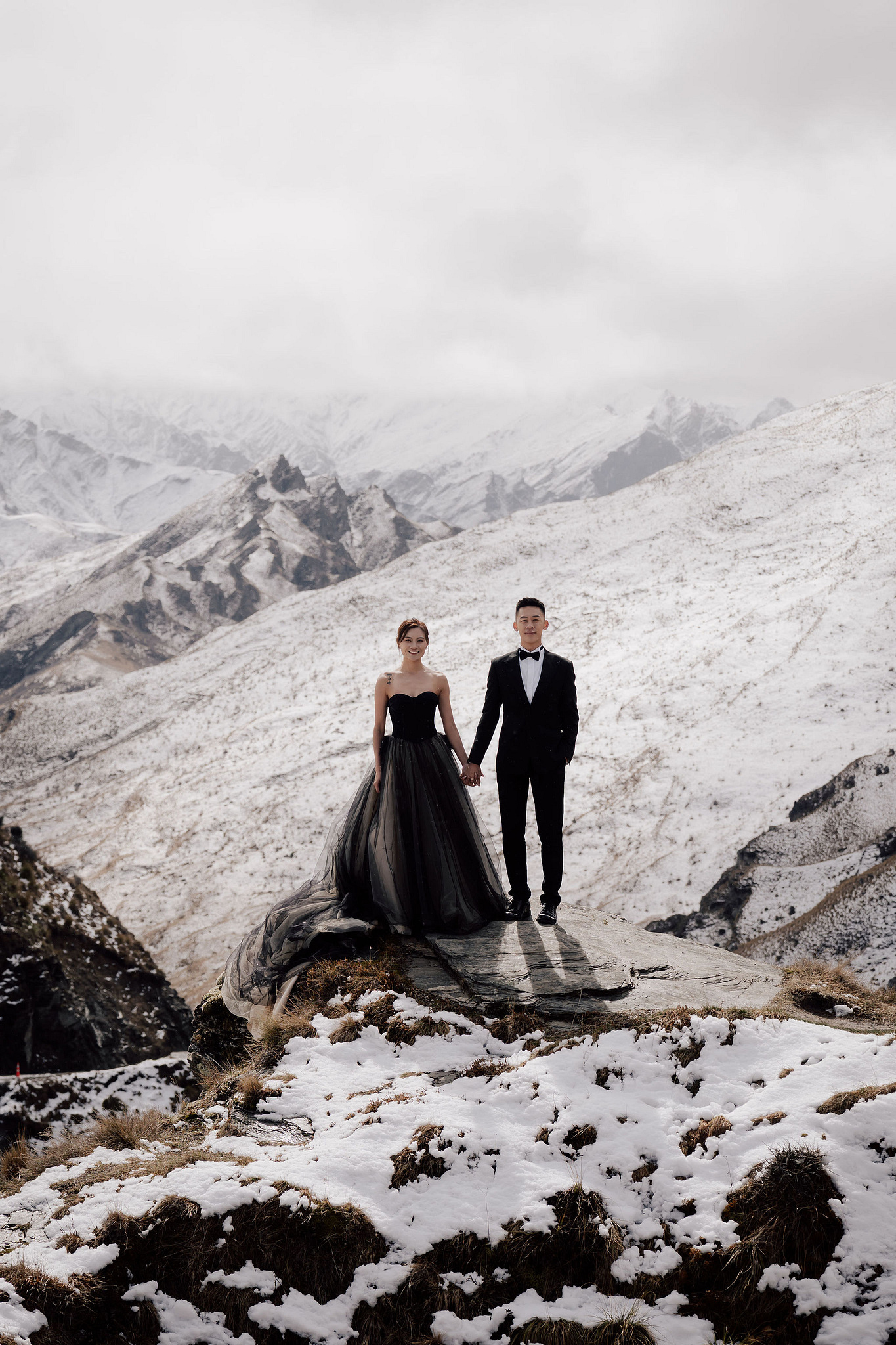 New Zealand Pre-Wedding Photoshoot | Queenstown, Lake Wakatipu, Skippers Canyon & Arrowtown at Skippers Canyon pre-wedding photo