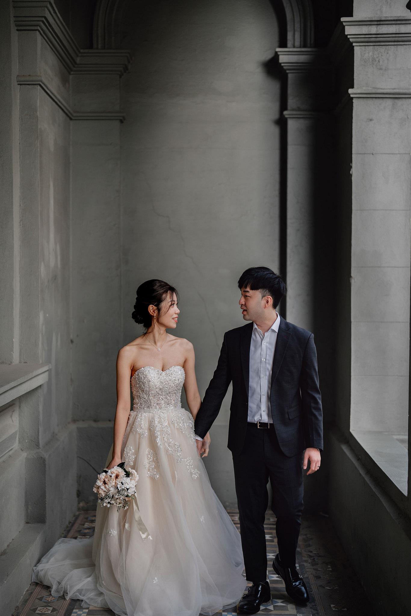 Perth Pre-Wedding Photoshoot | Fremantle, Lancelin, UWA & Coogee Beach at Fremantle pre-wedding photo