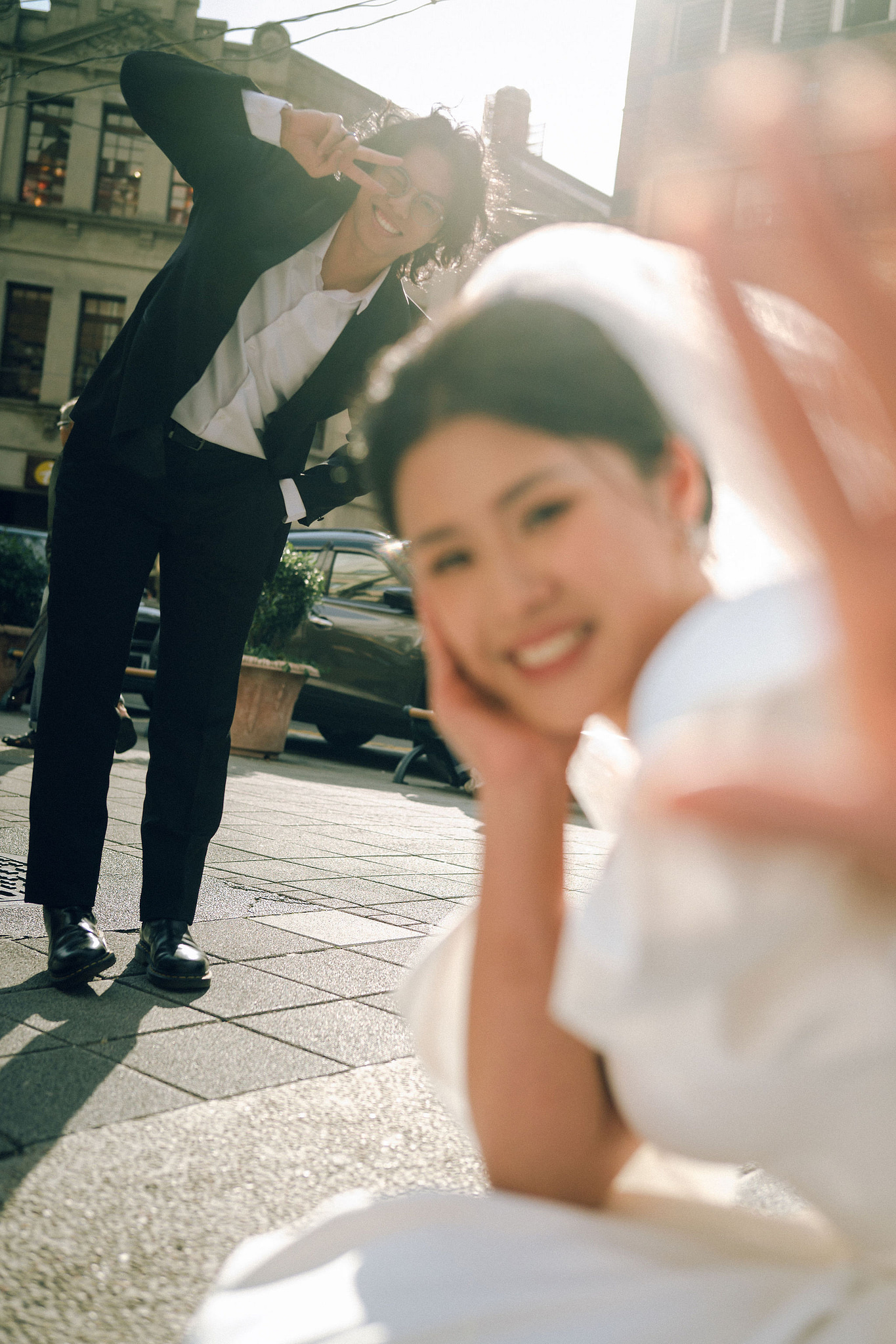 Taiwan Pre-Wedding Photoshoot | Lin Family Mansion, Dadaocheng & Yangmingshan at Dadaocheng pre-wedding photo