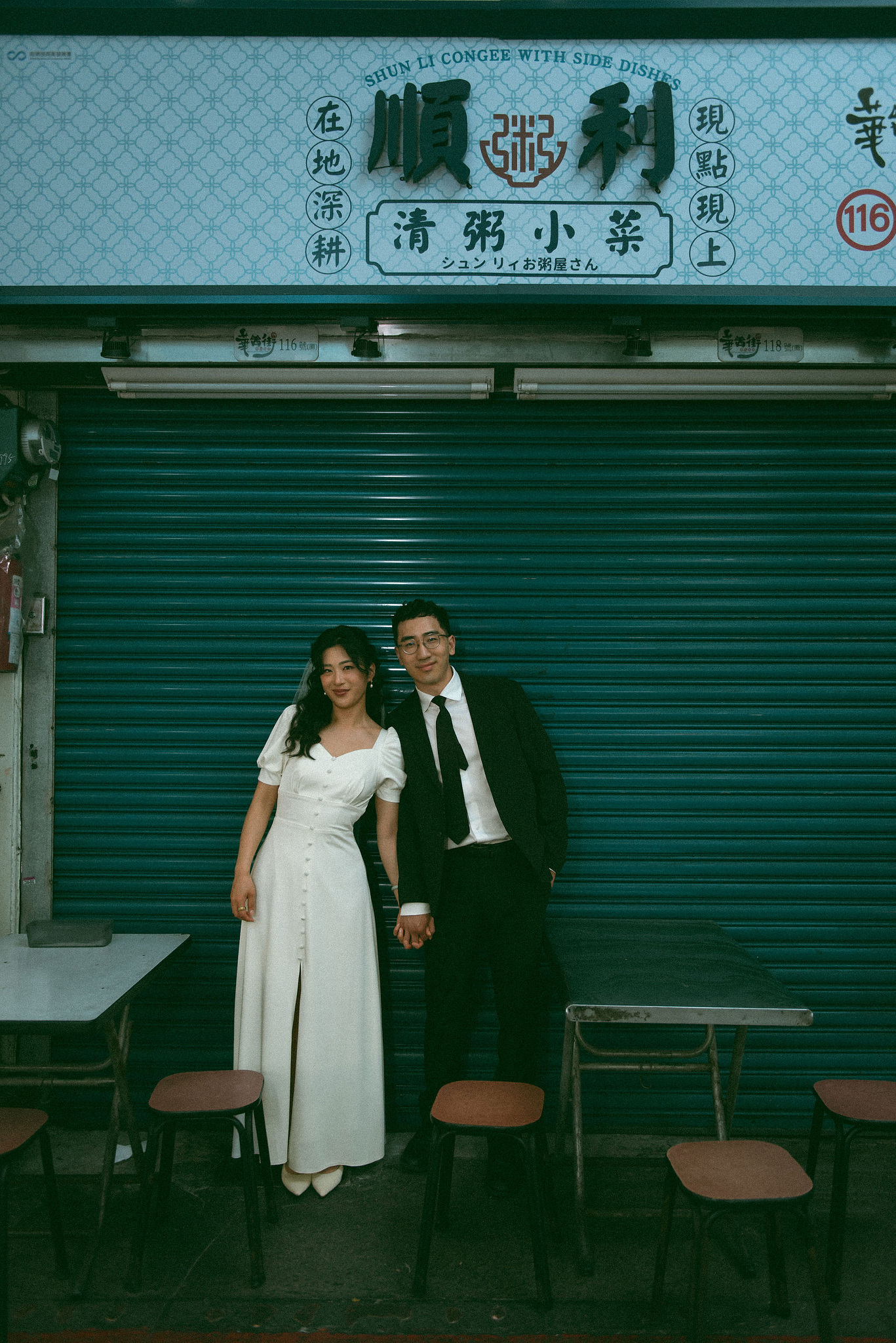 Taiwan Pre-Wedding Photoshoot | Cafe Chamber, Yangmingshan & Huaxi Street Night Market at Huaxi Street Night Market pre-wedding photo