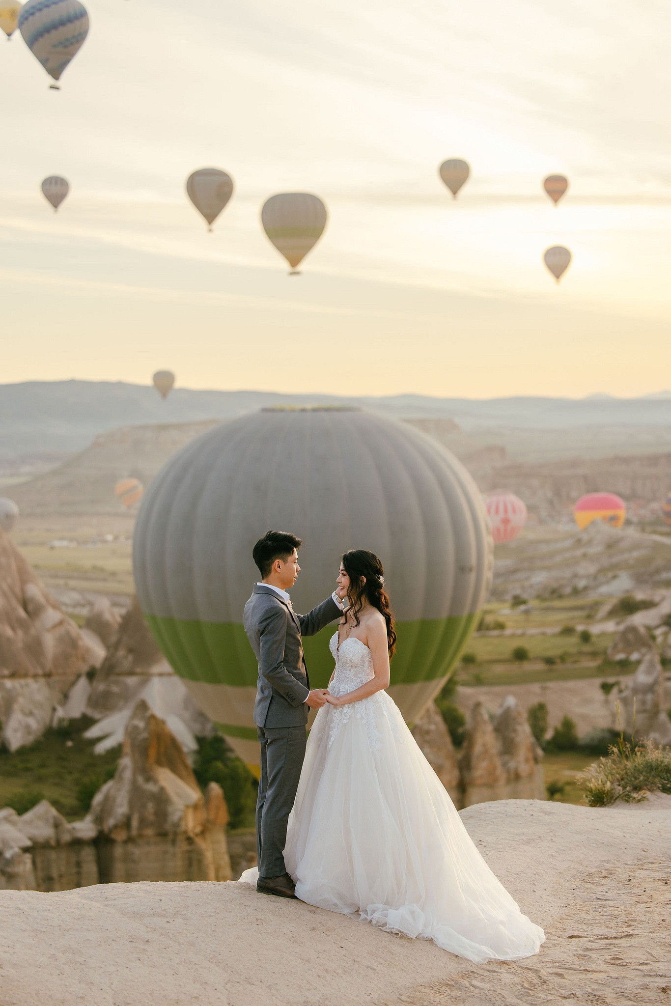 Cappadocia Pre-Wedding Photoshoot | Love Valley, Horse Ranch, Slot Canyons & Pigeon Valley at Love Valley pre-wedding photo