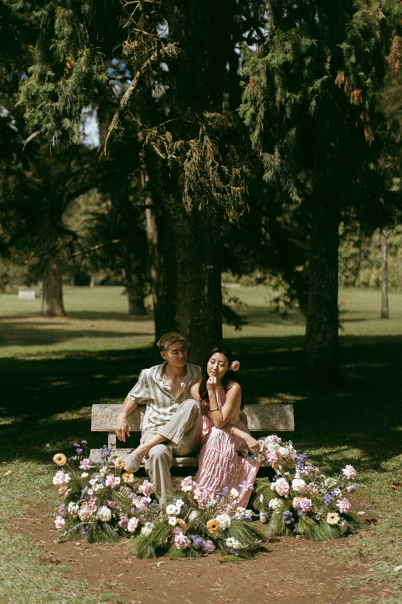Bali Pre-Wedding Photoshoot | Lake Tamblingan, Kebun Raya Botanic Gardens & Blangsinga Waterfall at Botanic Gardens pre-wedding photo