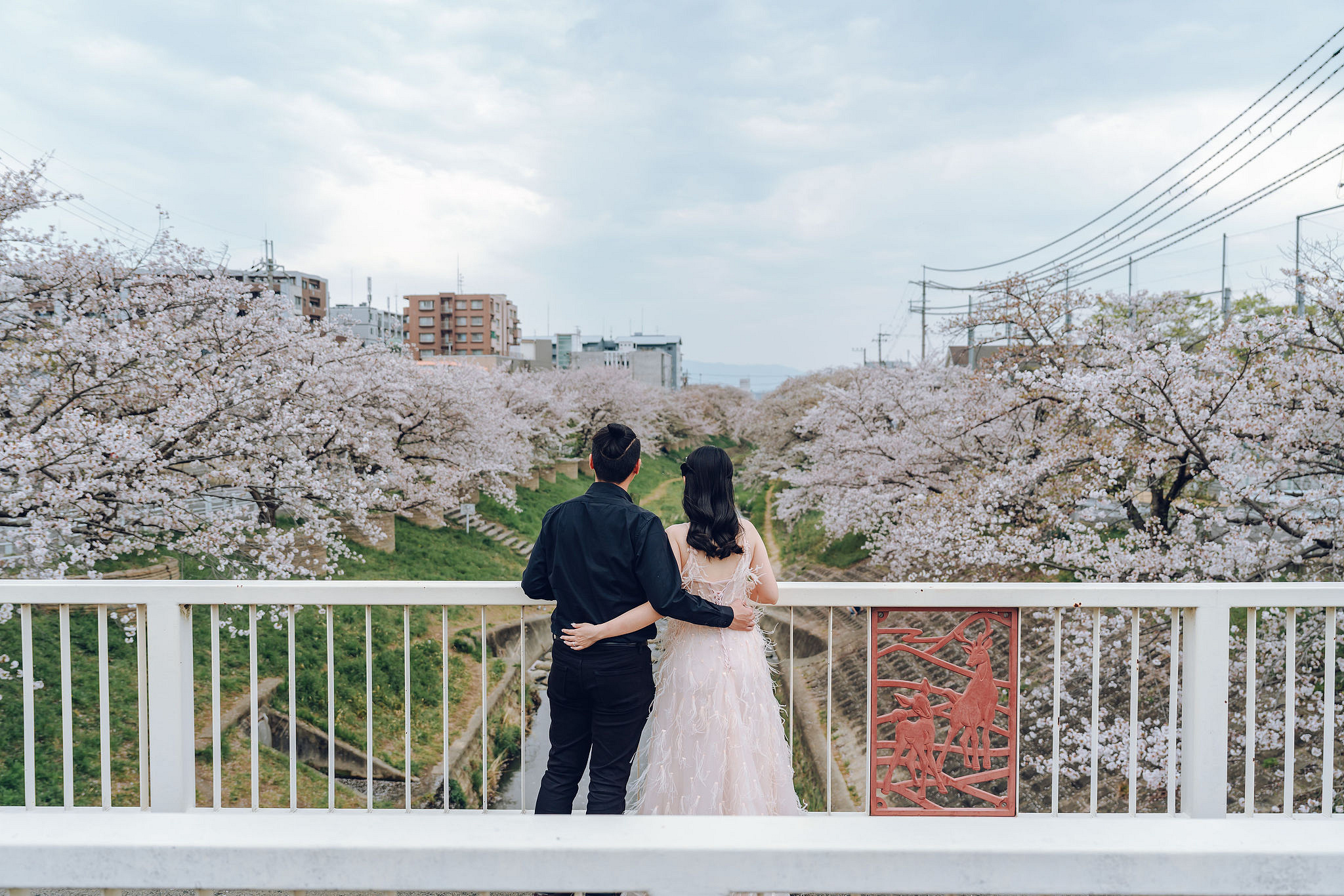 Kyoto Pre-Wedding Photoshoot | Historic Higashiyama Streets, Keage Incline & Nara Park at Keage Incline & Kamo Riverbanks pre-wedding photo