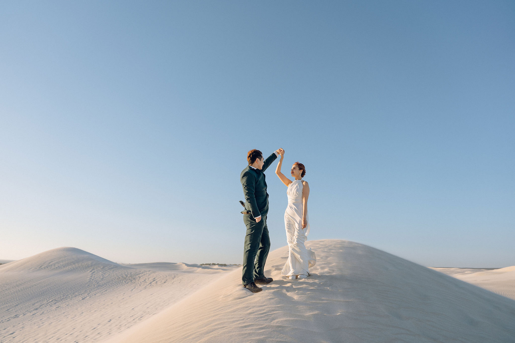 Perth Pre-Wedding Photoshoot | Fremantle, Blue House, Lancelin & Lancelin Beach at Lancelin pre-wedding photo