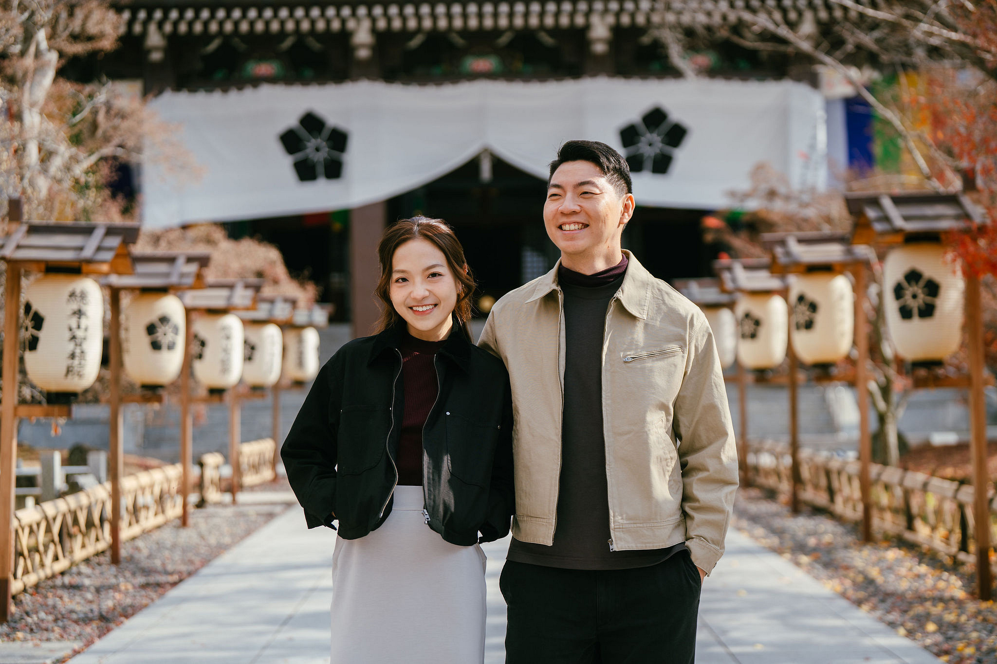 Kyoto Pre-Wedding Photoshoot | Ninenzaka, Nara Deer Park & Mt. Wakakusa at Ninenzaka pre-wedding photo