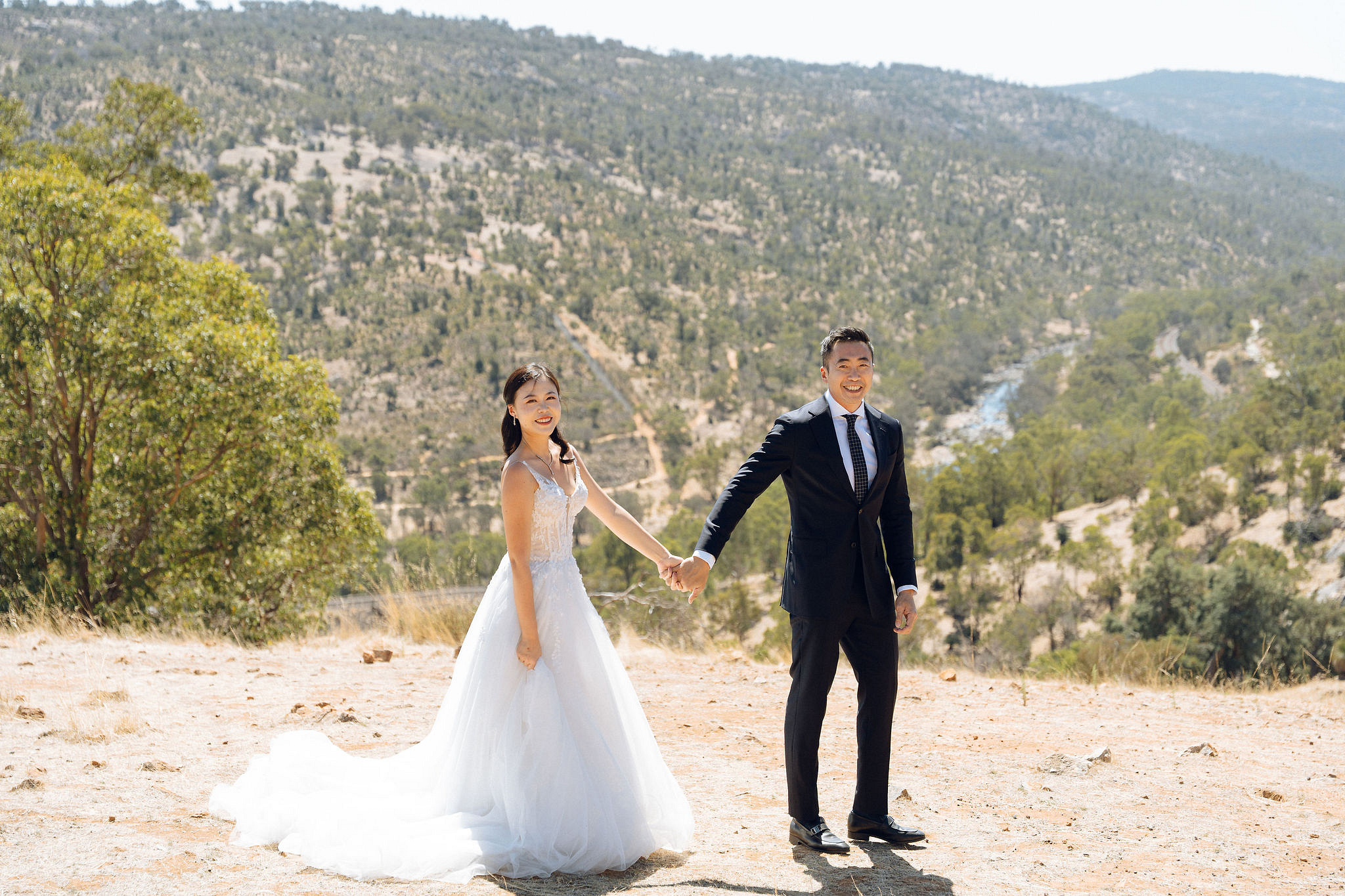 Perth Pre-Wedding Photoshoot | Bell Rapids, Lancelin & Trigg Beach at Bell Rapids pre-wedding photo