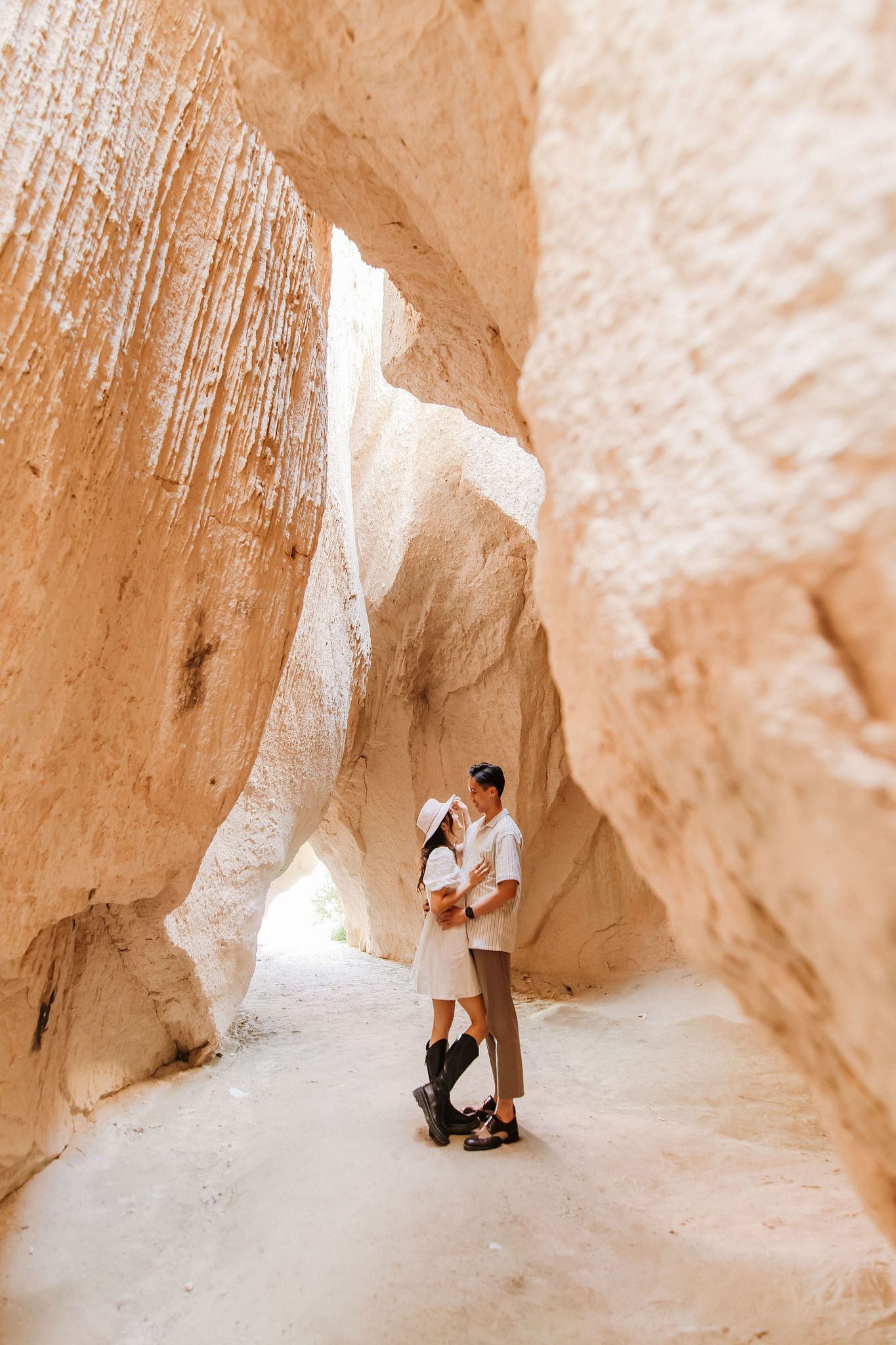 Cappadocia Pre-Wedding Photoshoot | Love Valley, Rooftop Terrace, Horse Ranch & Canyon at Canyon pre-wedding photo