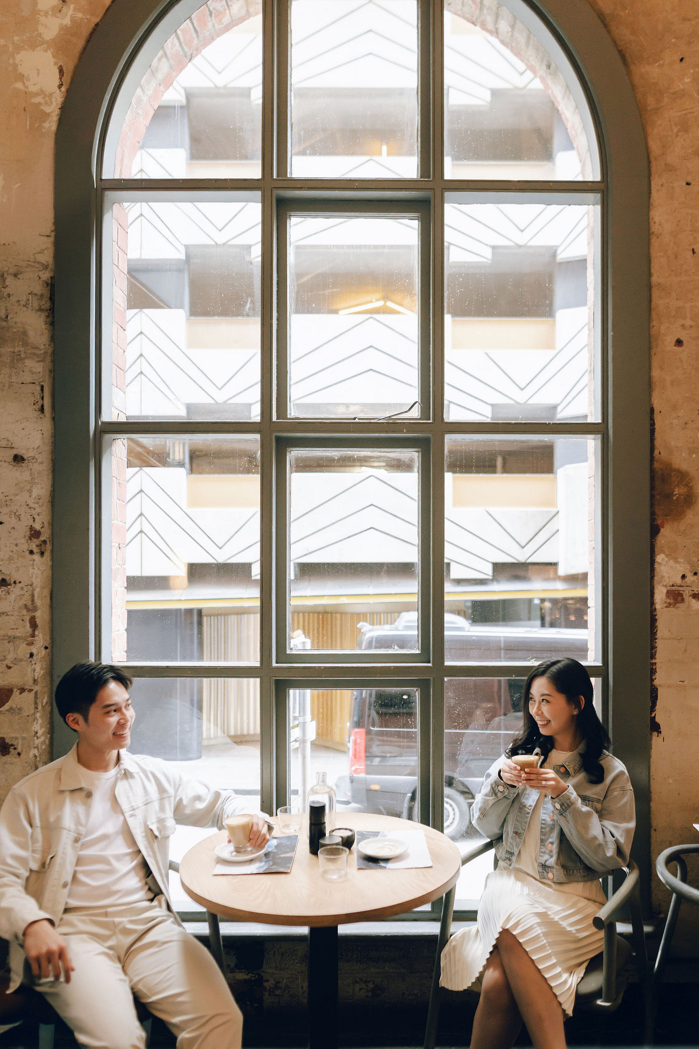 Melbourne Pre-Wedding Photoshoot | Redwood Forest, Higher Ground Cafe & Carlton Gardens at Higher Ground Cafe pre-wedding photo