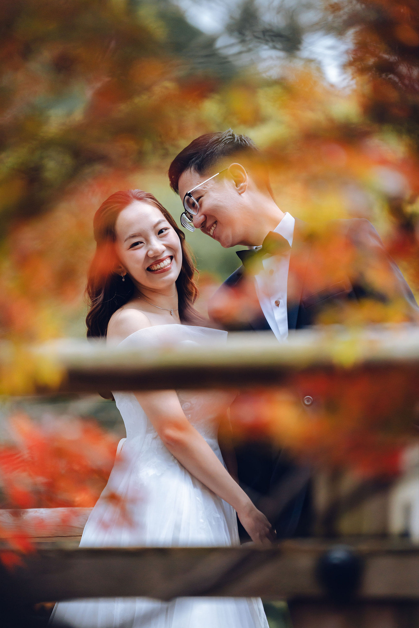 Kyoto Pre-Wedding Photoshoot | Kamo River, Nara Deer Park & Mt. Wakakusa at Nara Deer Park pre-wedding photo