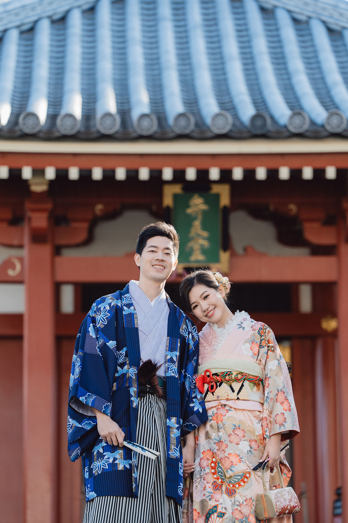 Tokyo Pre-Wedding Photoshoot | Tokyo Shrine, Tokyo Beach & Shibuya at Tokyo Shrine pre-wedding photo