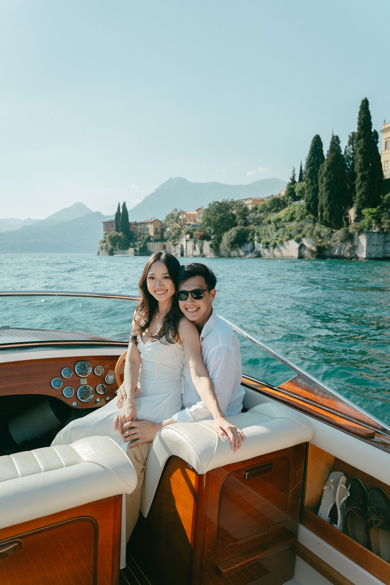 Lake Como Proposal Photoshoot | Lake Como & Varenna at Lake Como pre-wedding photo