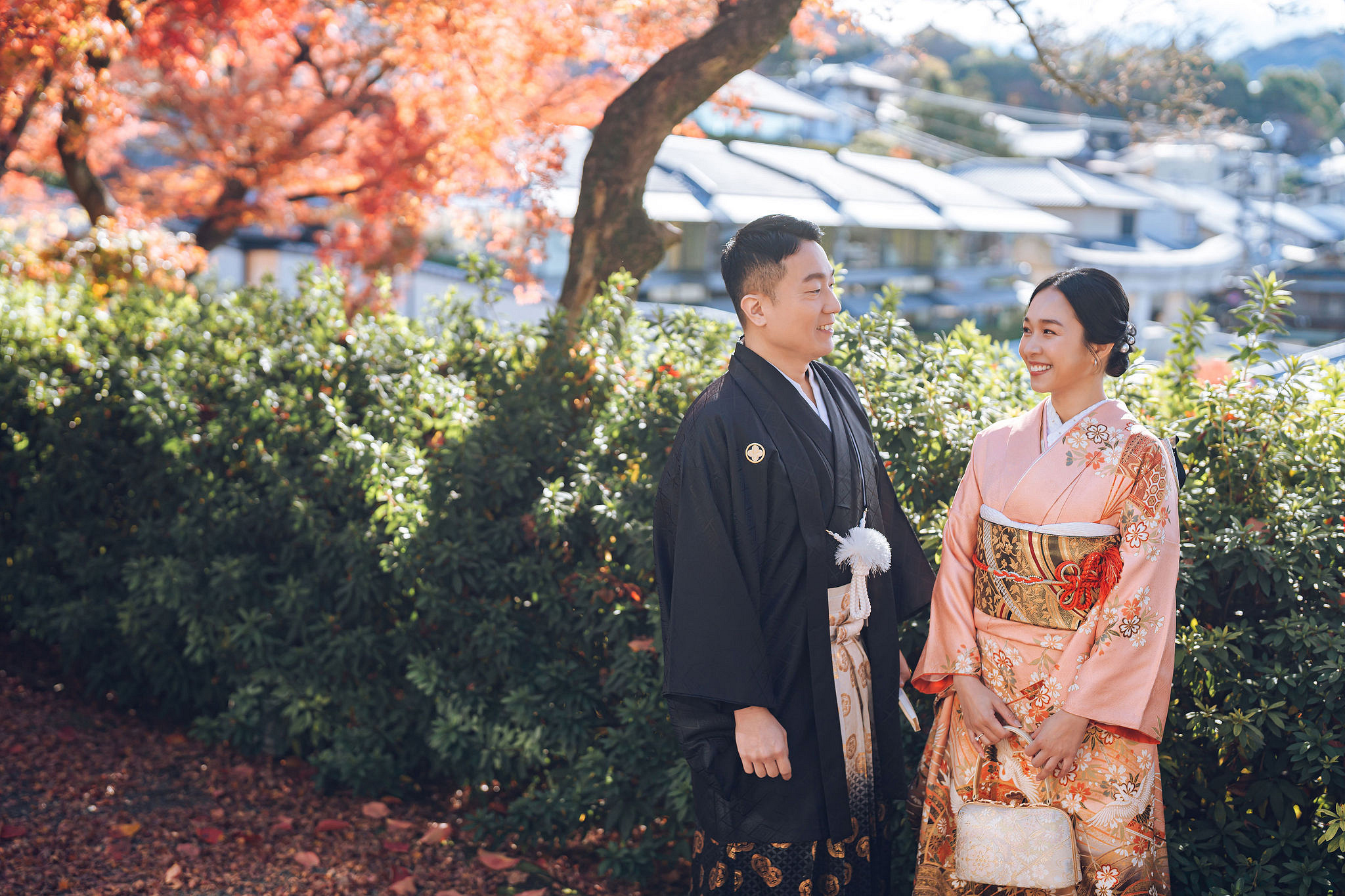 Kyoto Pre-Wedding Photoshoot | Historic Pagoda Streets & Nara Grasslands at Historic Kyoto Streets & Pagoda pre-wedding photo
