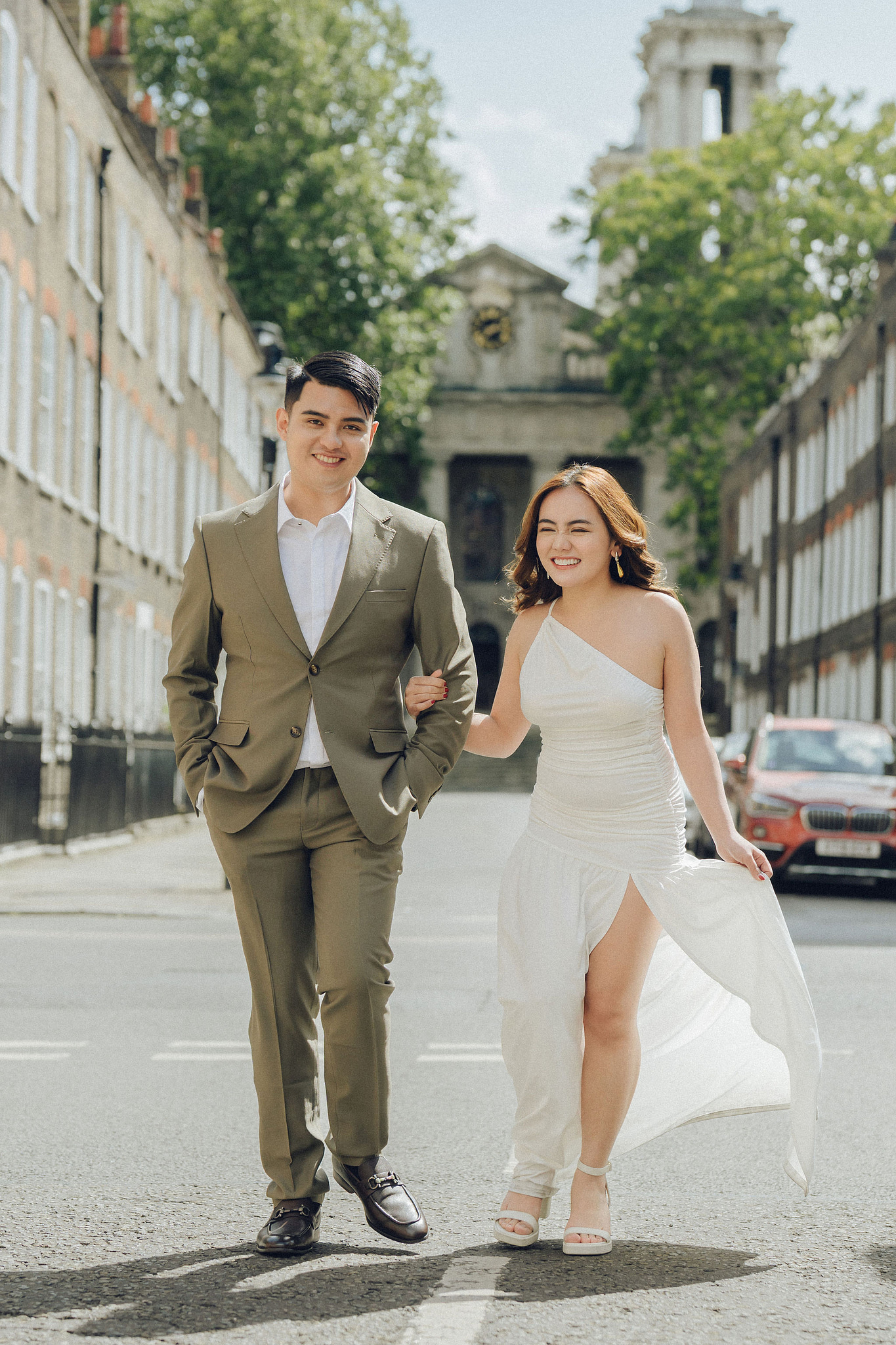 London Pre-Wedding Photoshoot | Westminster, St. Paul’s Cathedral & London Streets at London Streets pre-wedding photo