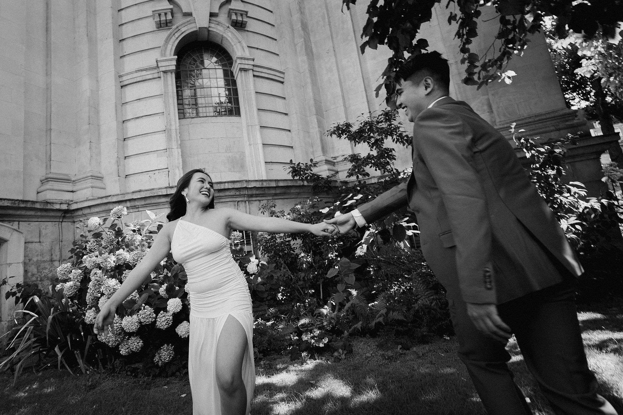 London Pre-Wedding Photoshoot | Westminster, St. Paul’s Cathedral & London Streets at London Streets pre-wedding photo