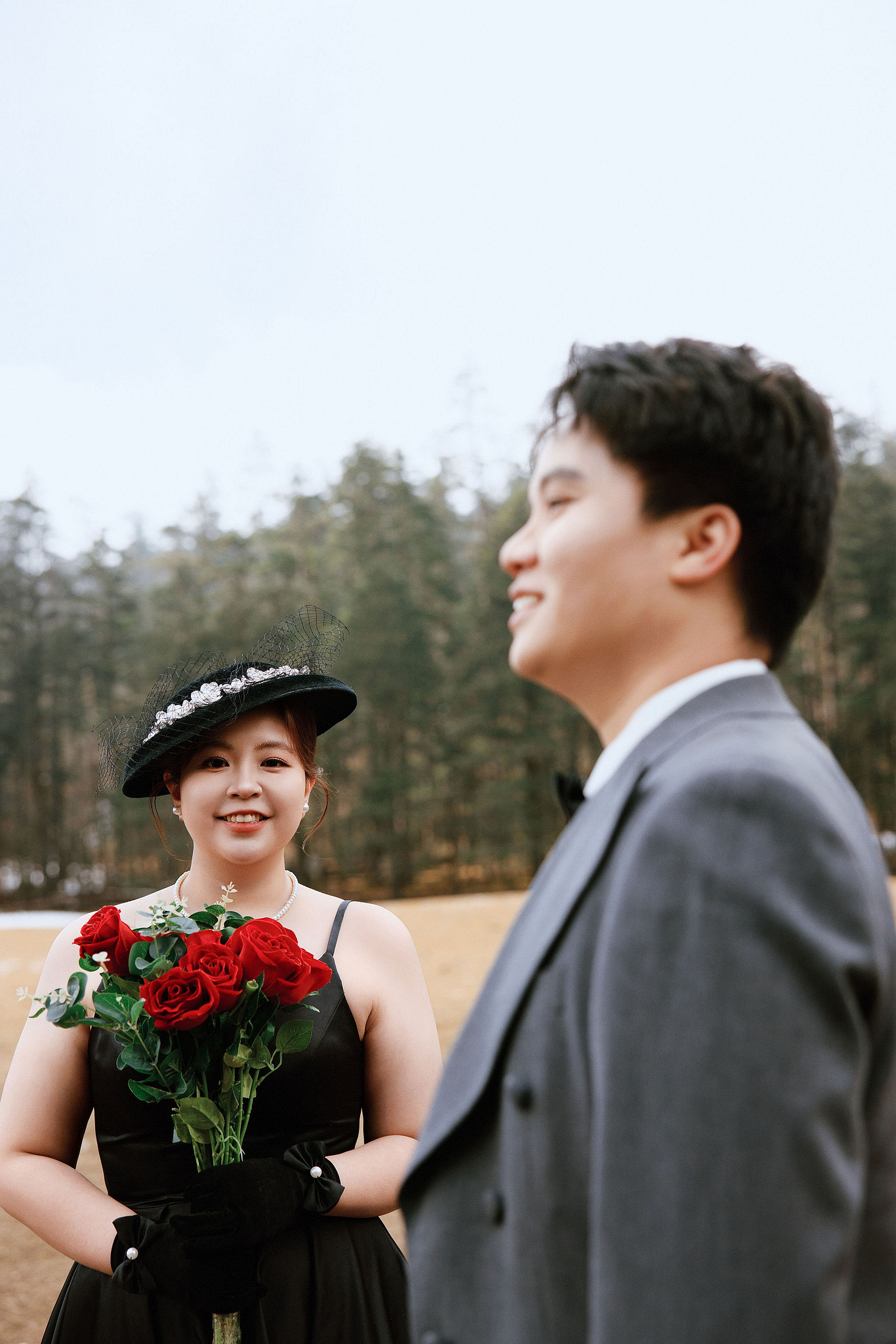 Lijiang Pre-Wedding Photoshoot | Spruce Meadow, Blue Moon Valley & Alpine Lake at Spruce Meadow pre-wedding photo