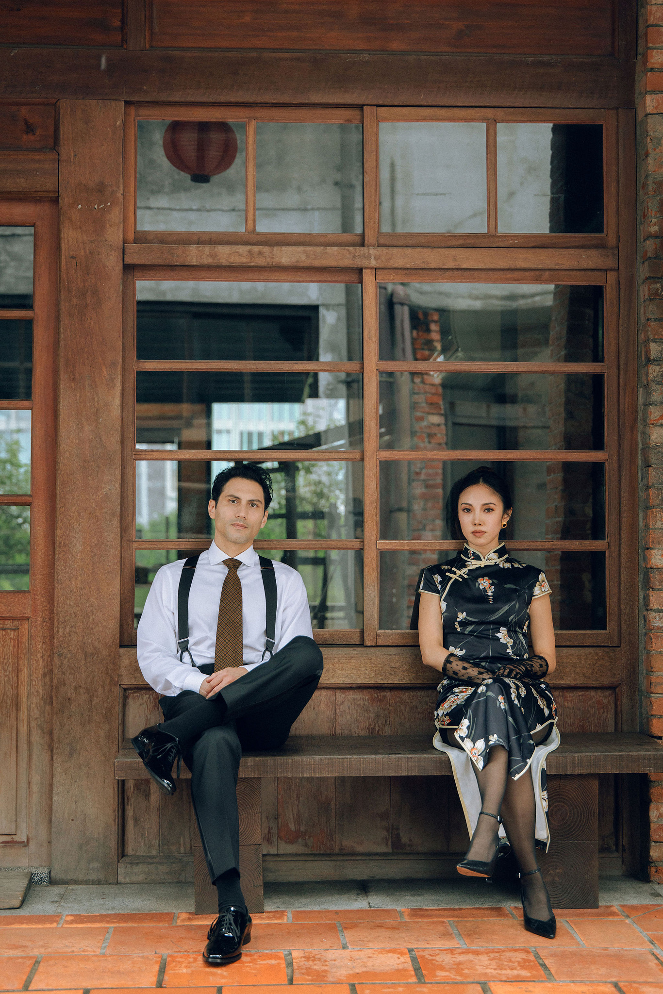 Taiwan Pre-Wedding Photoshoot | Bopiliao Historical Block, Nanya Rocks, Jinguashi & Jiufen at Bopiliao Historical Block pre-wedding photo