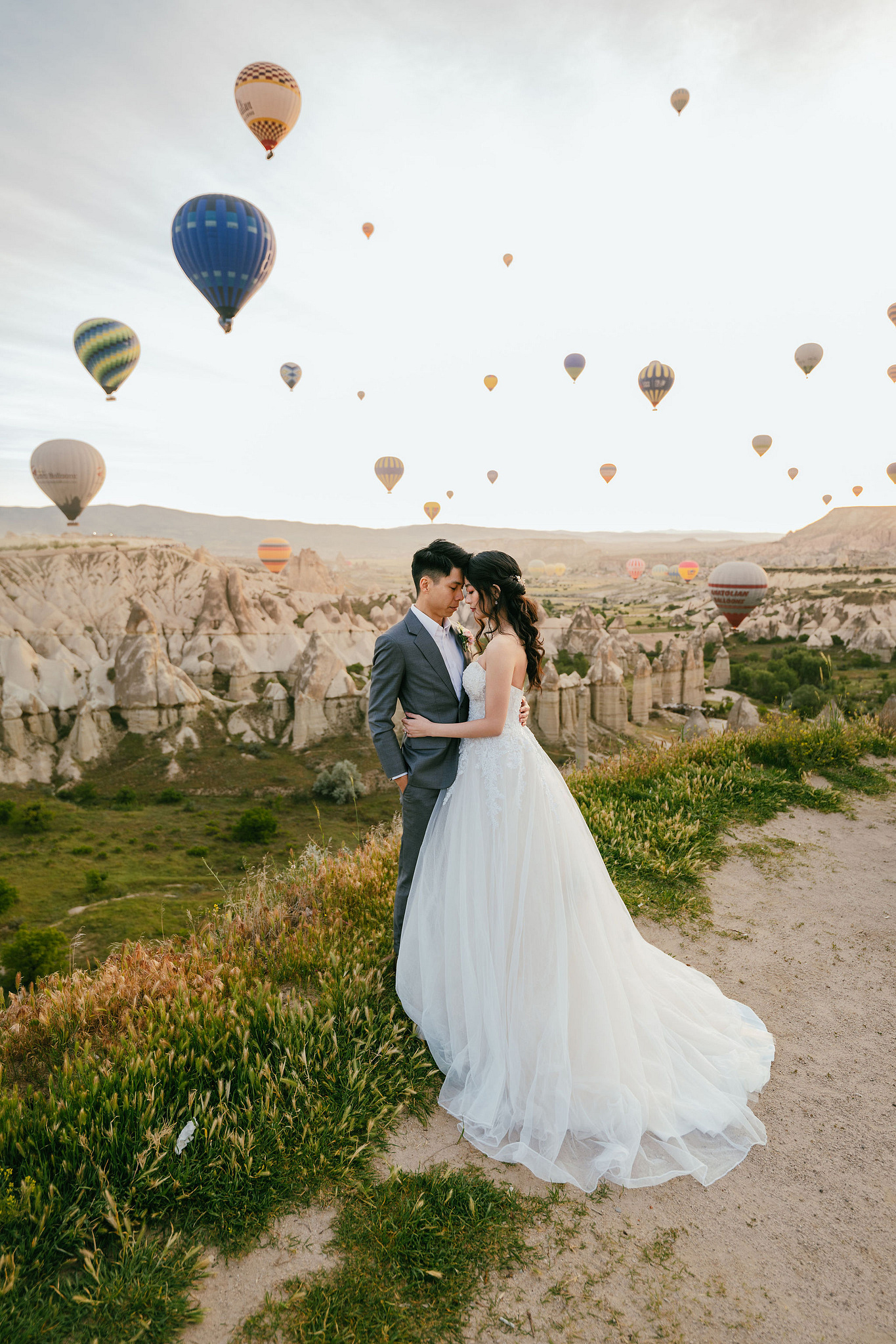 Cappadocia Pre-Wedding Photoshoot | Love Valley, Horse Ranch, Slot Canyons & Pigeon Valley at Love Valley pre-wedding photo