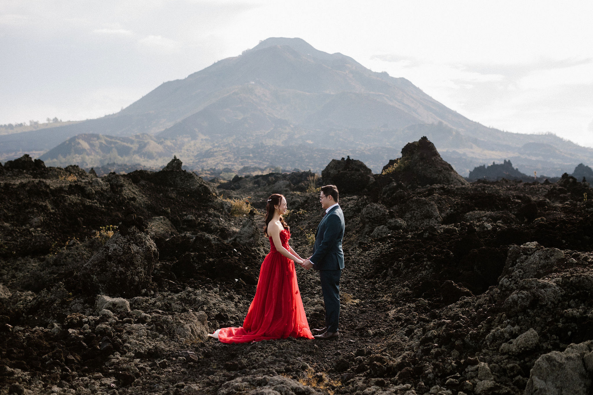 Bali Pre-Wedding Photoshoot | Pinggan Village, Lava Fields, Twin Cliff Valley & Beach at Lava Fields   pre-wedding photo