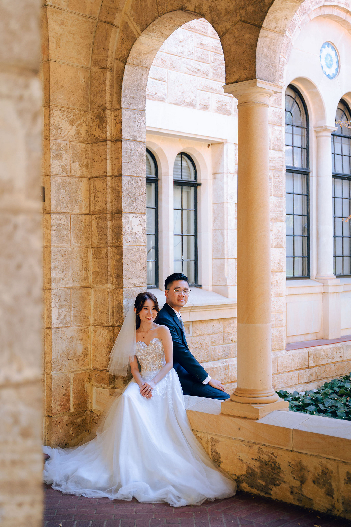 Perth Pre-Wedding Photoshoot | Lancelin, State Buildings & UWA at University of Western Australia pre-wedding photo
