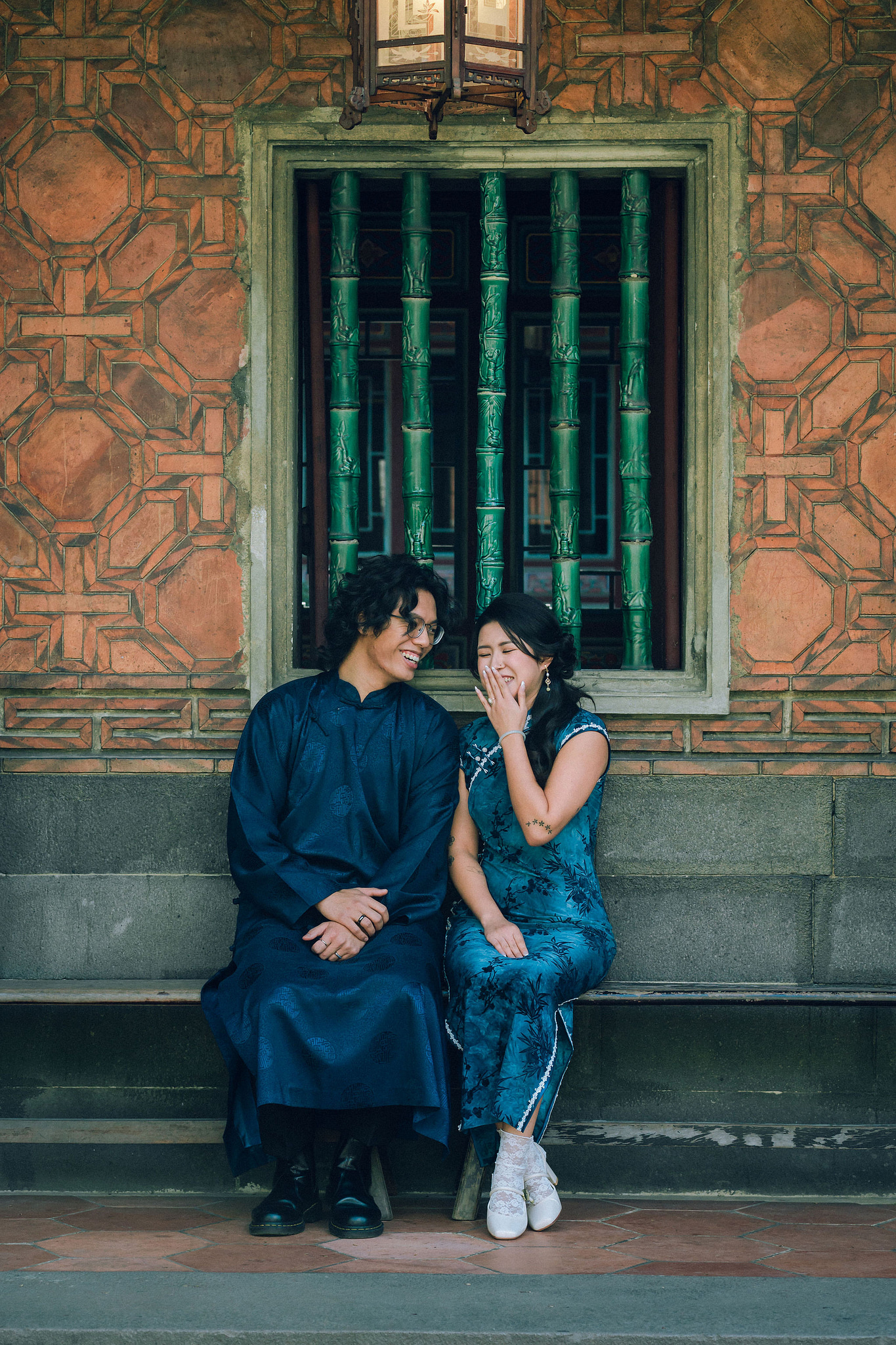 Taiwan Pre-Wedding Photoshoot | Lin Family Mansion, Dadaocheng & Yangmingshan at Lin Family Mansion pre-wedding photo